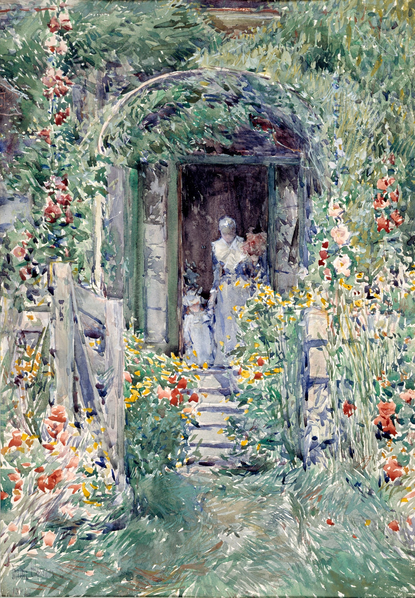 Childe Hassam:The Garden in Its Glory,16x12"(A3)Poster