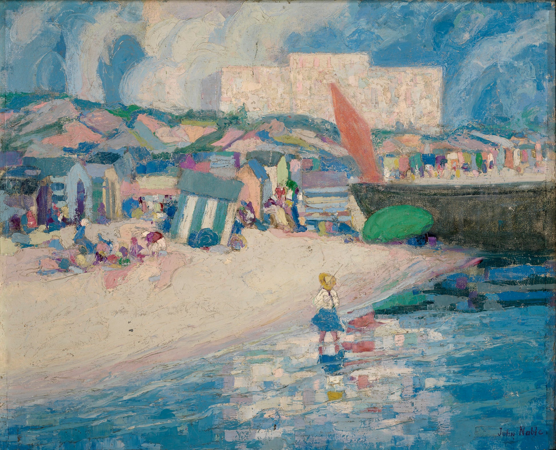 John Noble:Low Tide (recto of 1929.6.79B),16x12"(A3)Poster