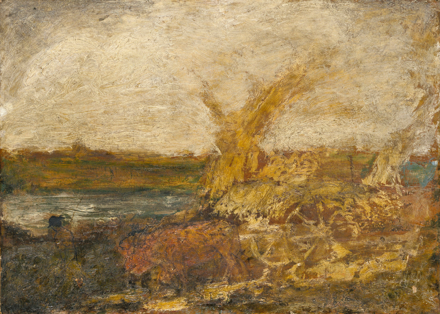 Albert Pinkham Ryder:Harvest,16x12"(A3)Poster