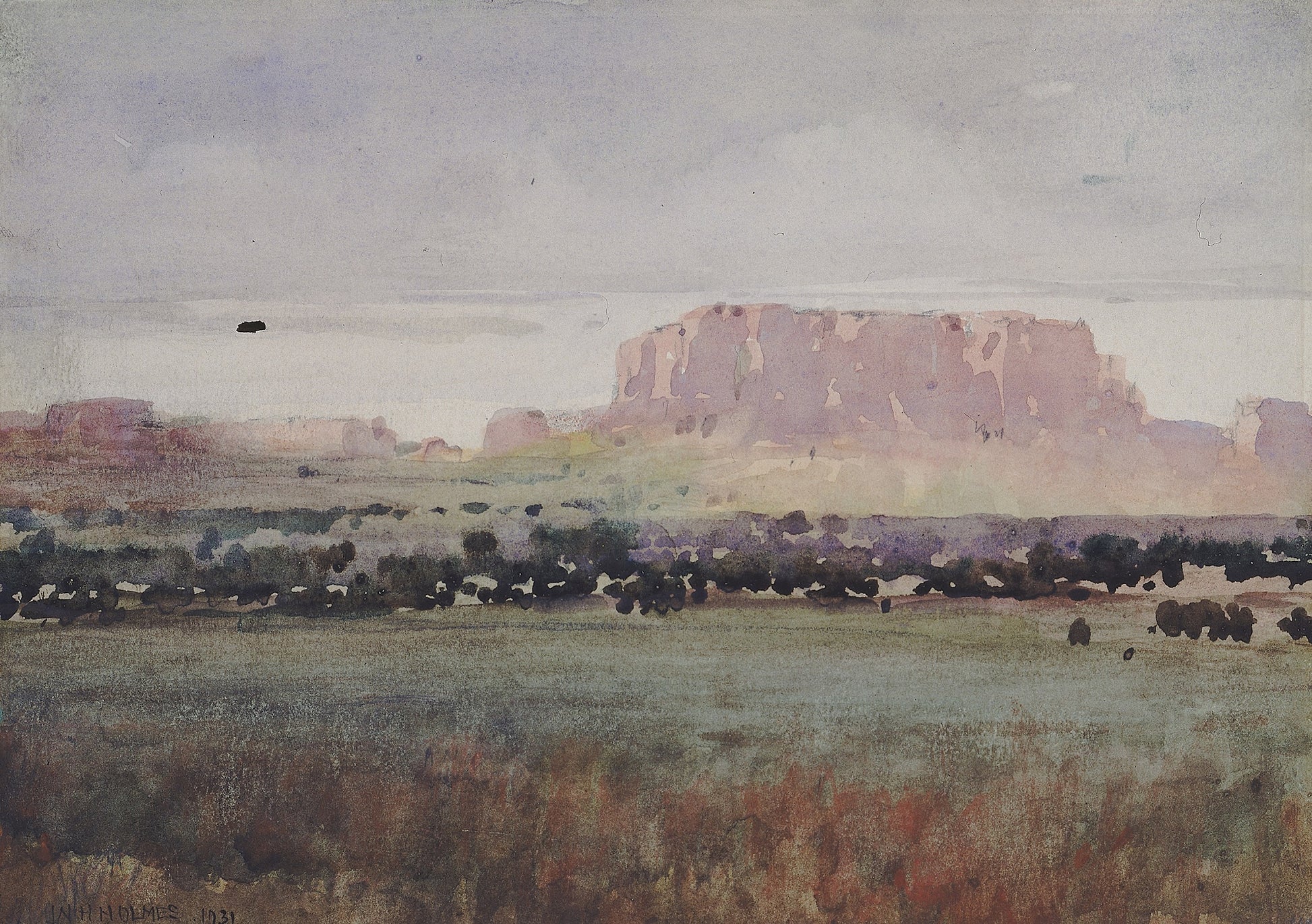 William Henry Holmes:In the Plateau Country, Colorado,16x12"(A3)Poster