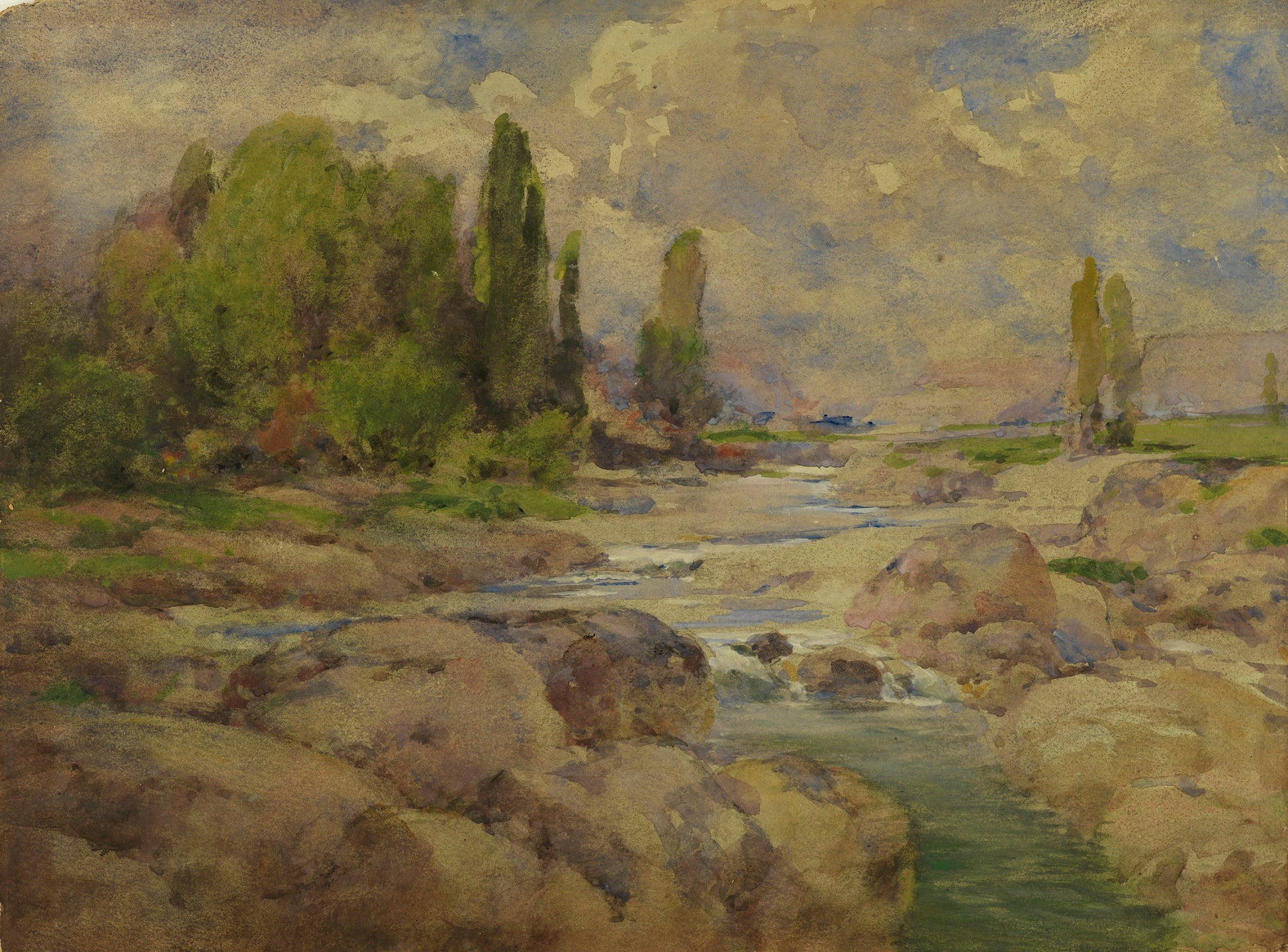 William Henry Holmes:The Normal Rock Creek,16x12"(A3)Poster