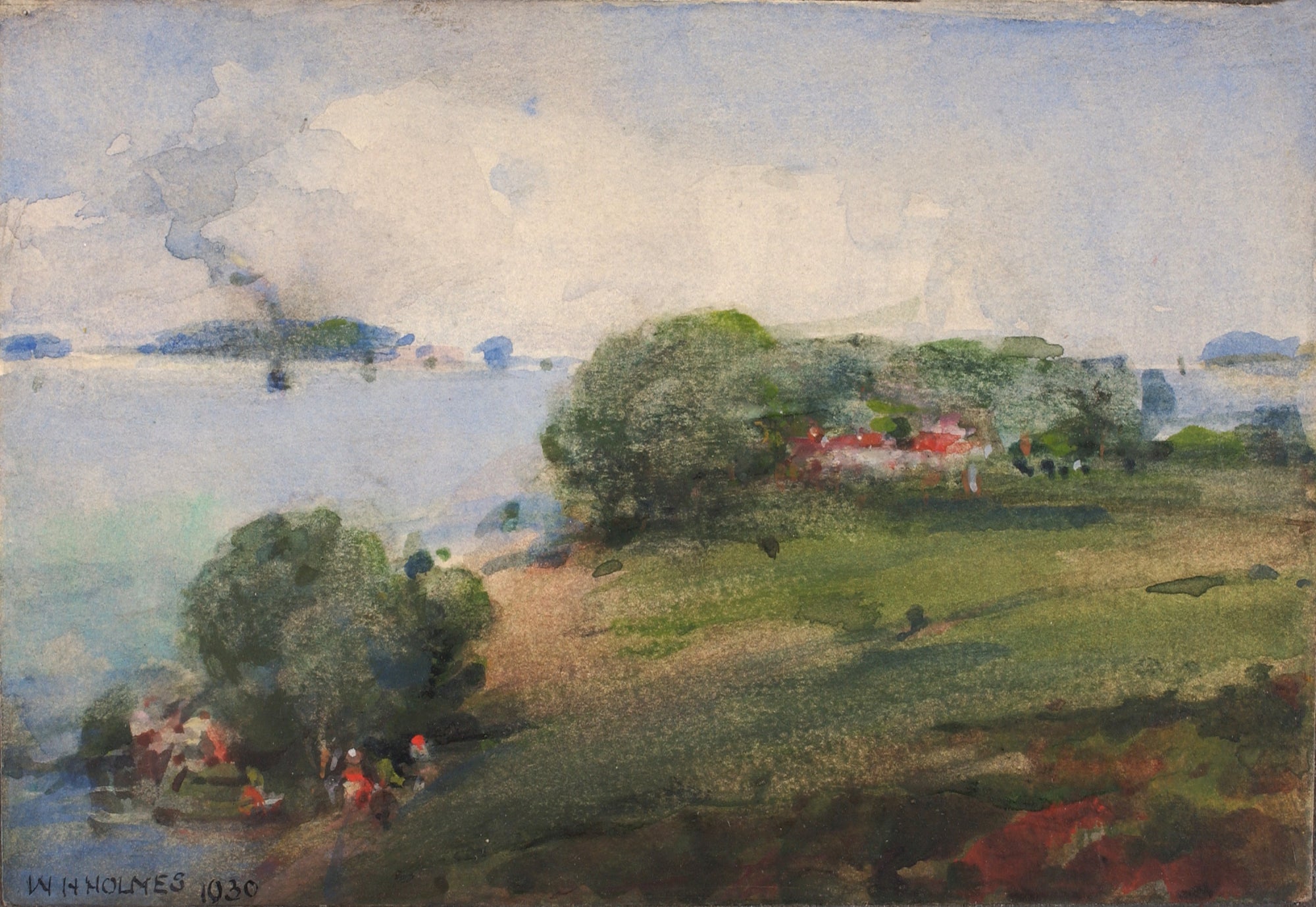 William Henry Holmes:View on the Potomac,16x12"(A3)Poster