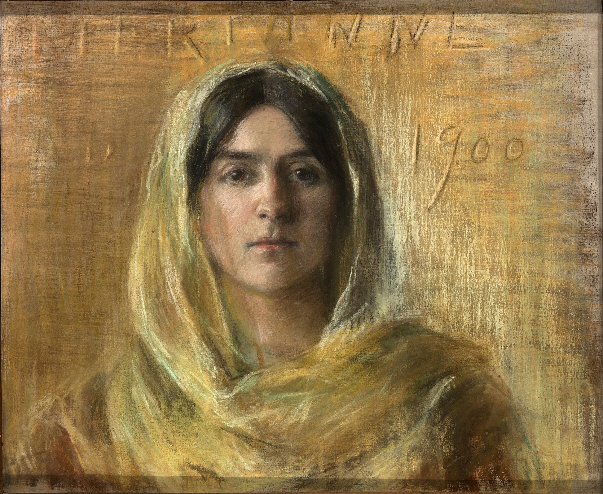 Alice Pike Barney:Marianne in Yellow,16x12"(A3)Poster