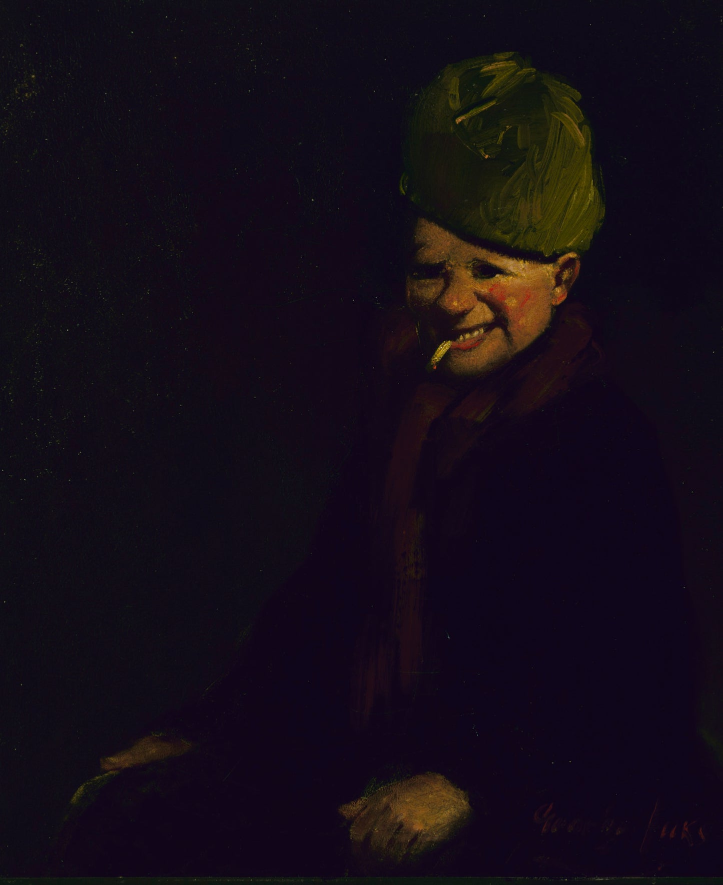 George Luks:New Year's Shooter,16x12"(A3)Poster