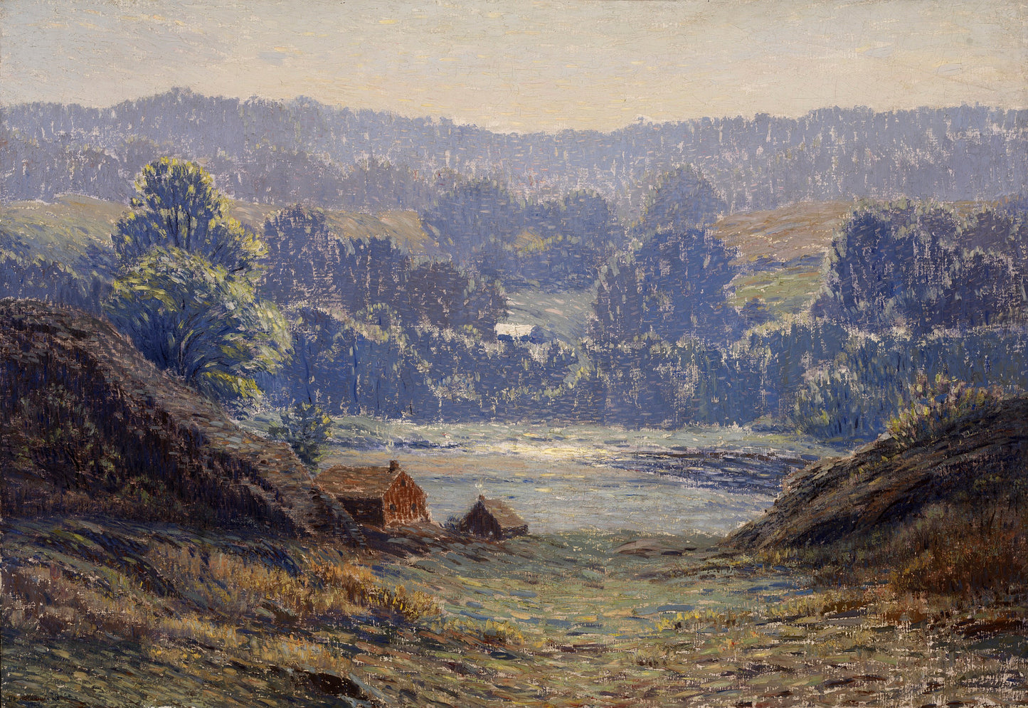 Leonard Ochtman:A Morning in Summer,16x12"(A3)Poster