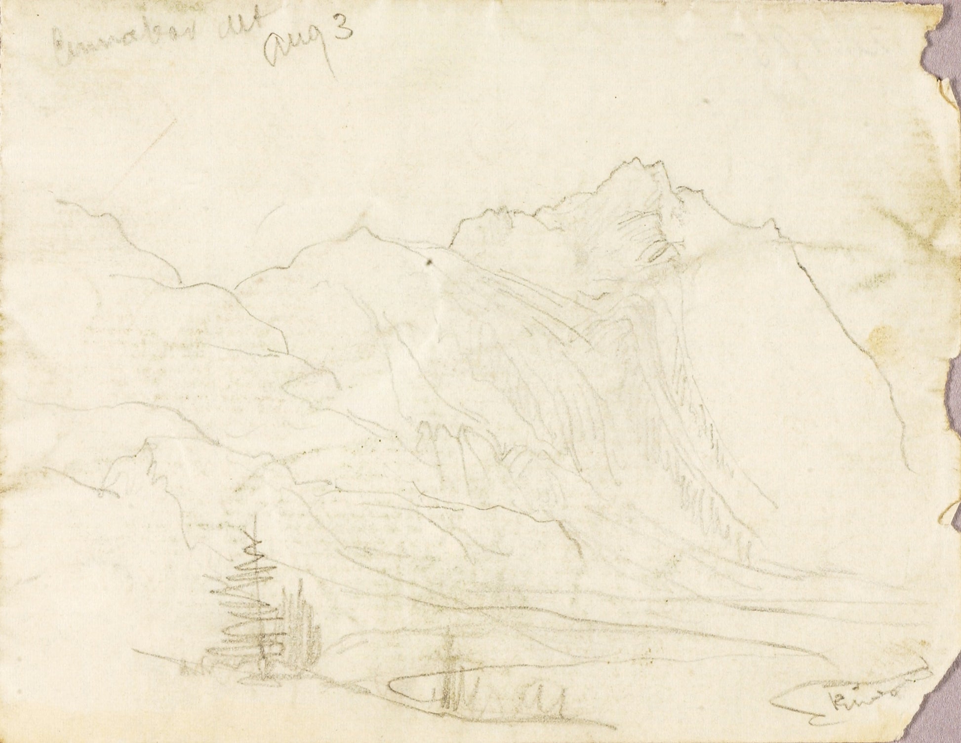 Thomas Moran:Cinnabar Mt.,16x12"(A3)Poster