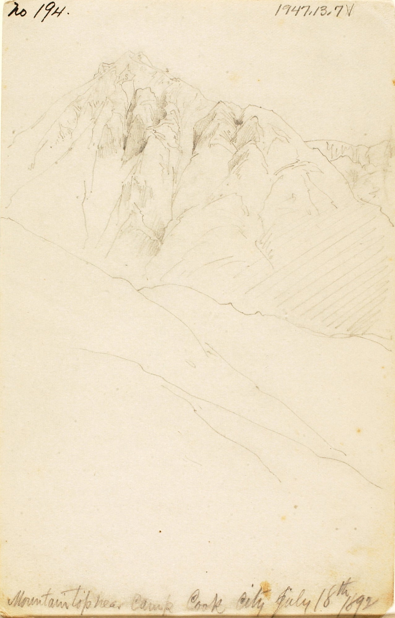 Thomas Moran:In Camp on Soda Butte Creek, Cook City,16x12"(A3)Poster