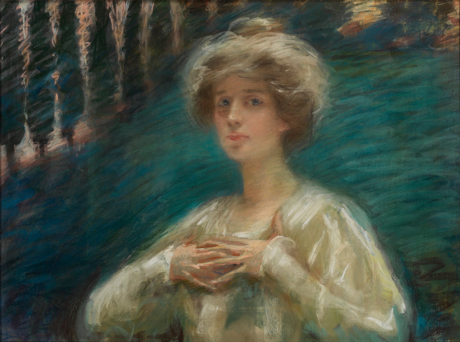 Alice Pike Barney:Sylvan Background,16x12"(A3)Poster