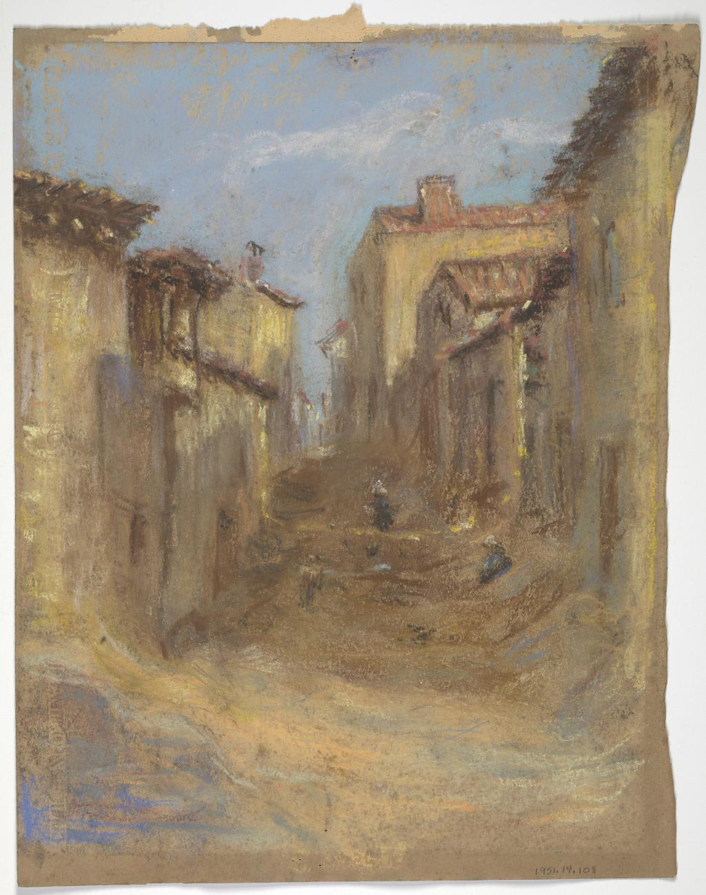 Alice Pike Barney:Village Street,16x12"(A3)Poster