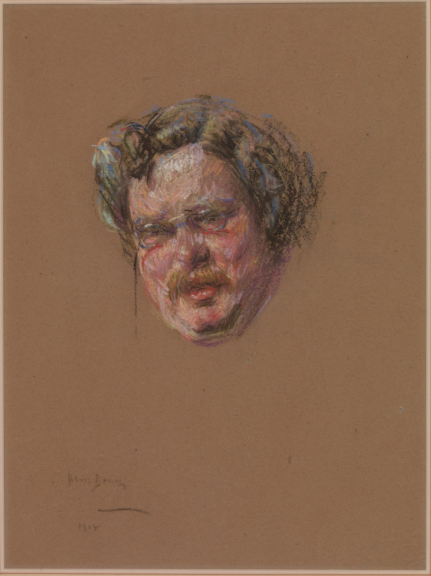 Alice Pike Barney:Gilbert K. Chesterton,16x12"(A3)Poster