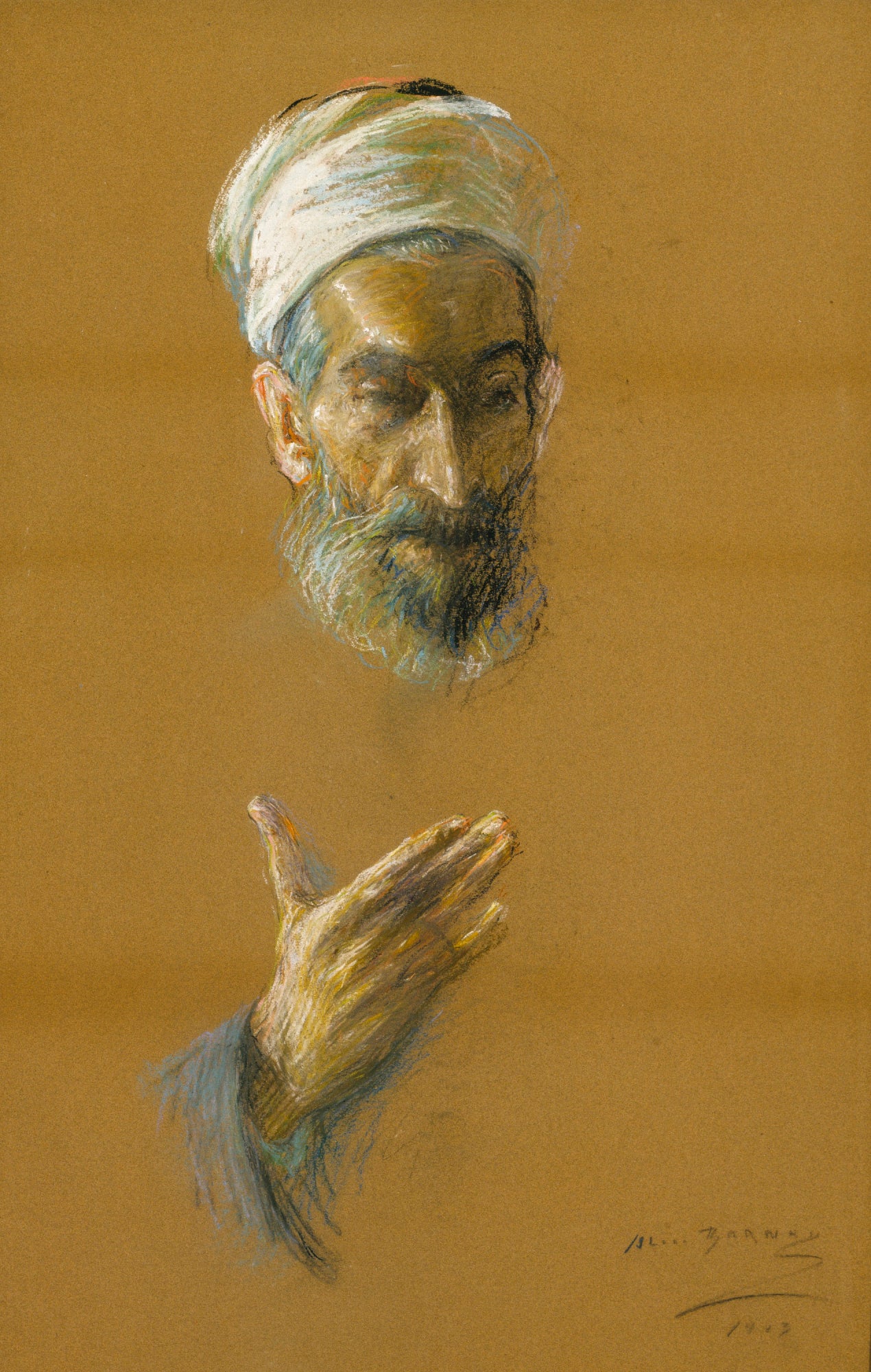 Alice Pike Barney:Mirza Abul Fazl,16x12"(A3)Poster