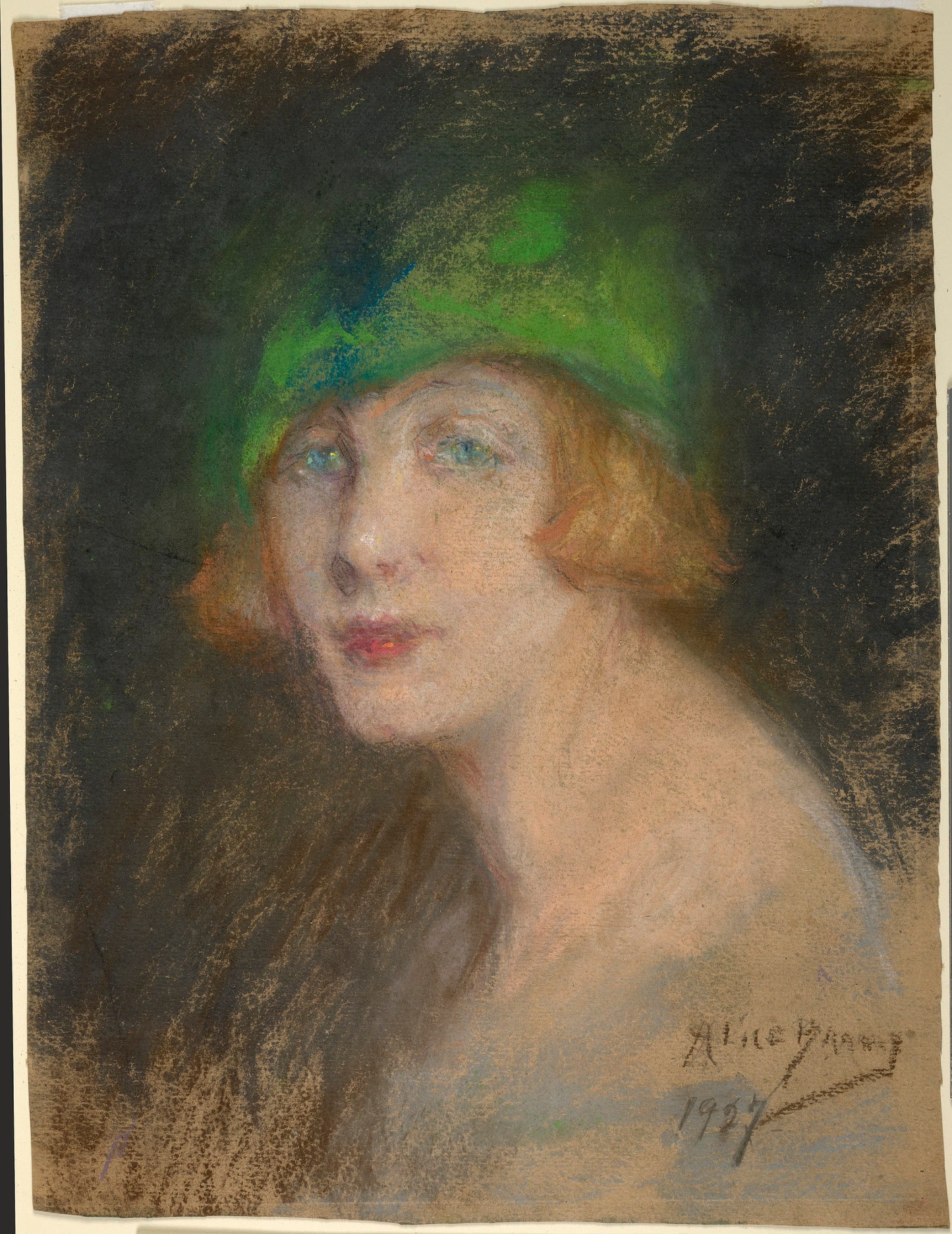 Alice Pike Barney:The Green Hat,16x12"(A3)Poster