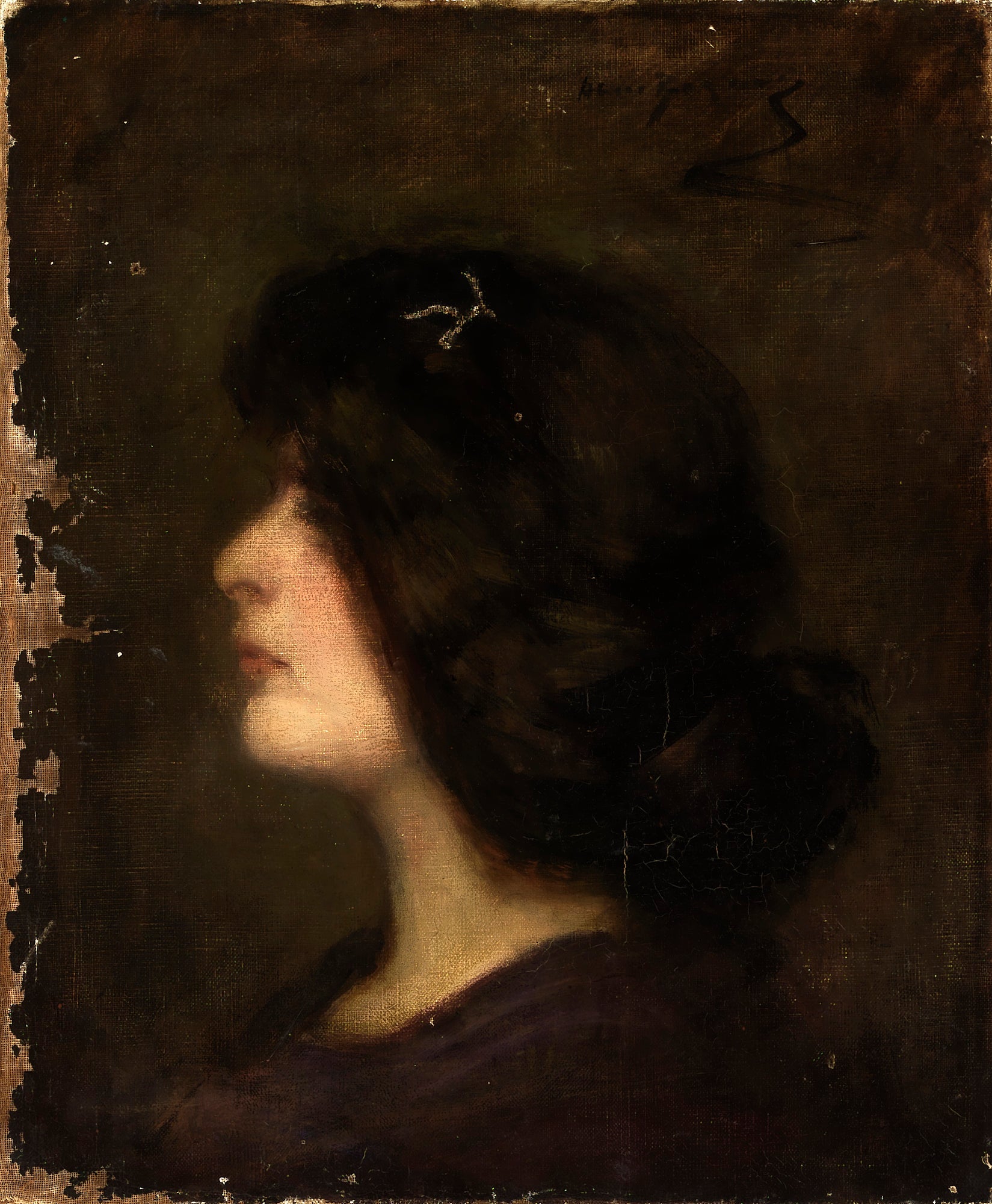 Alice Pike Barney:Laura at Fifteen,16x12"(A3)Poster