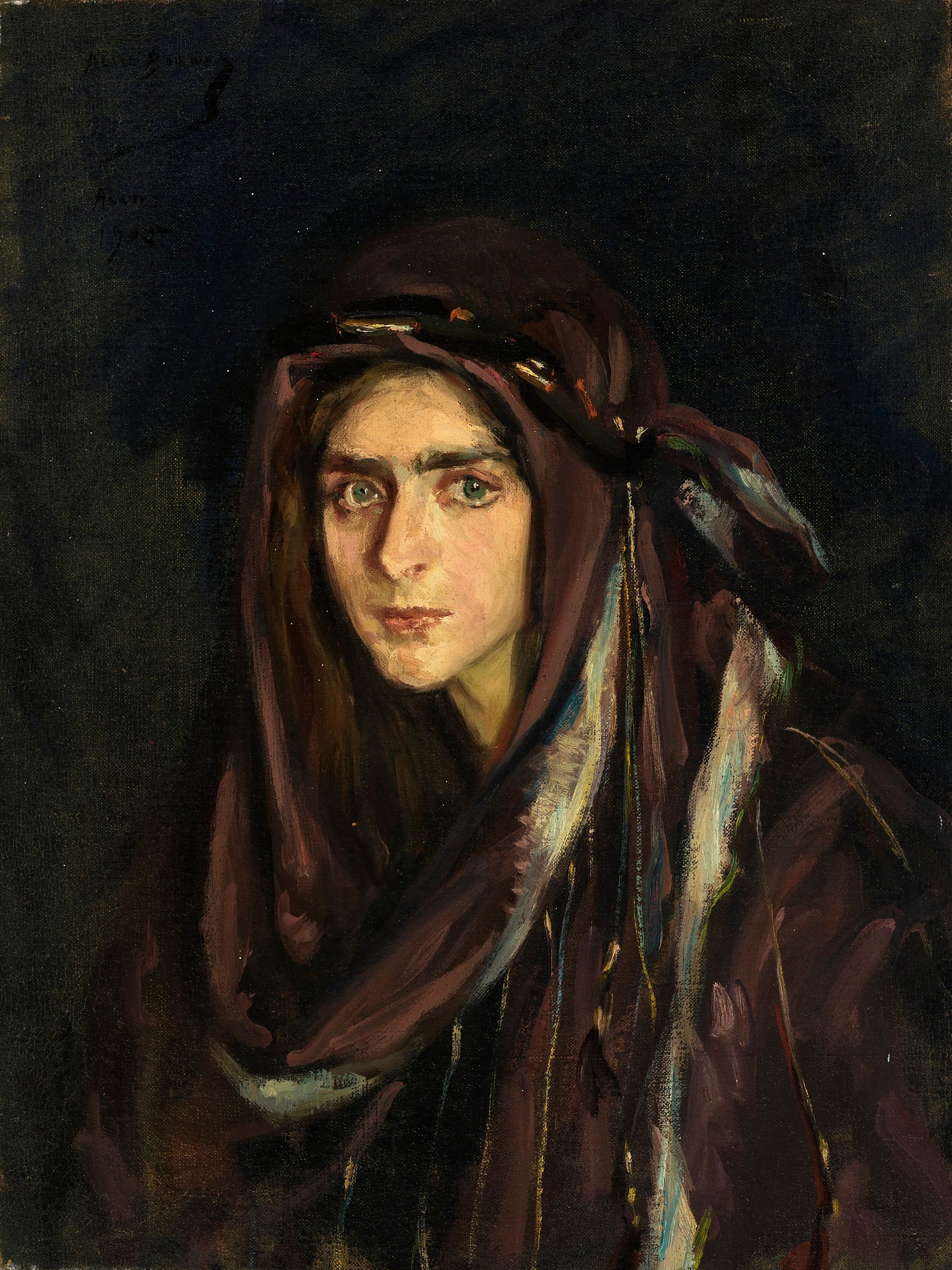Alice Pike Barney:Laura in Arabian Costume,16x12"(A3)Poster