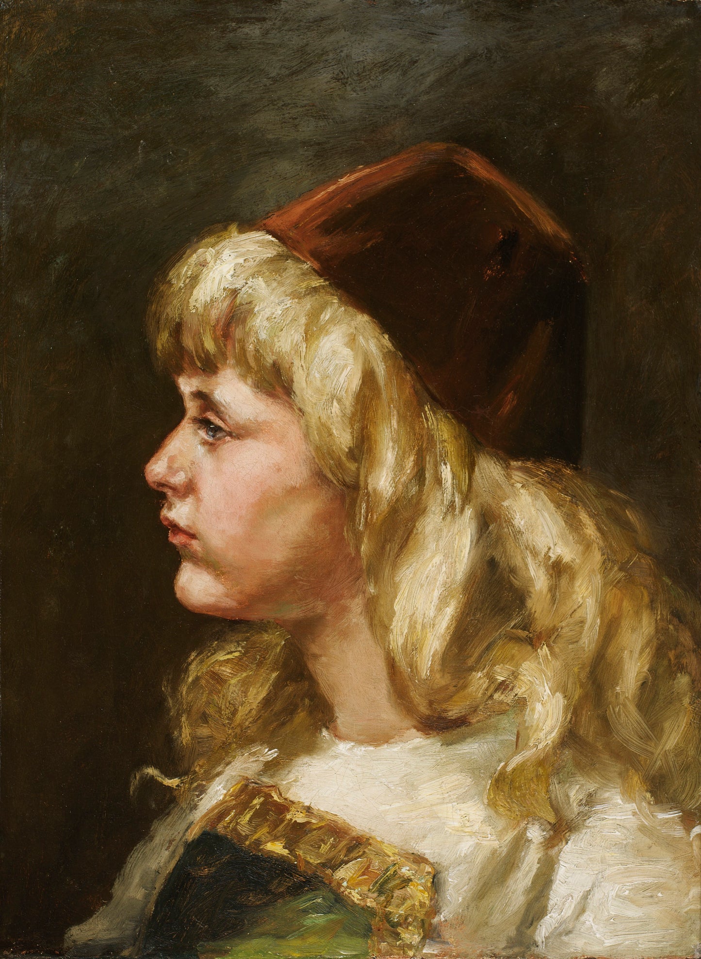 Alice Pike Barney:Natalie at Seven,16x12"(A3)Poster