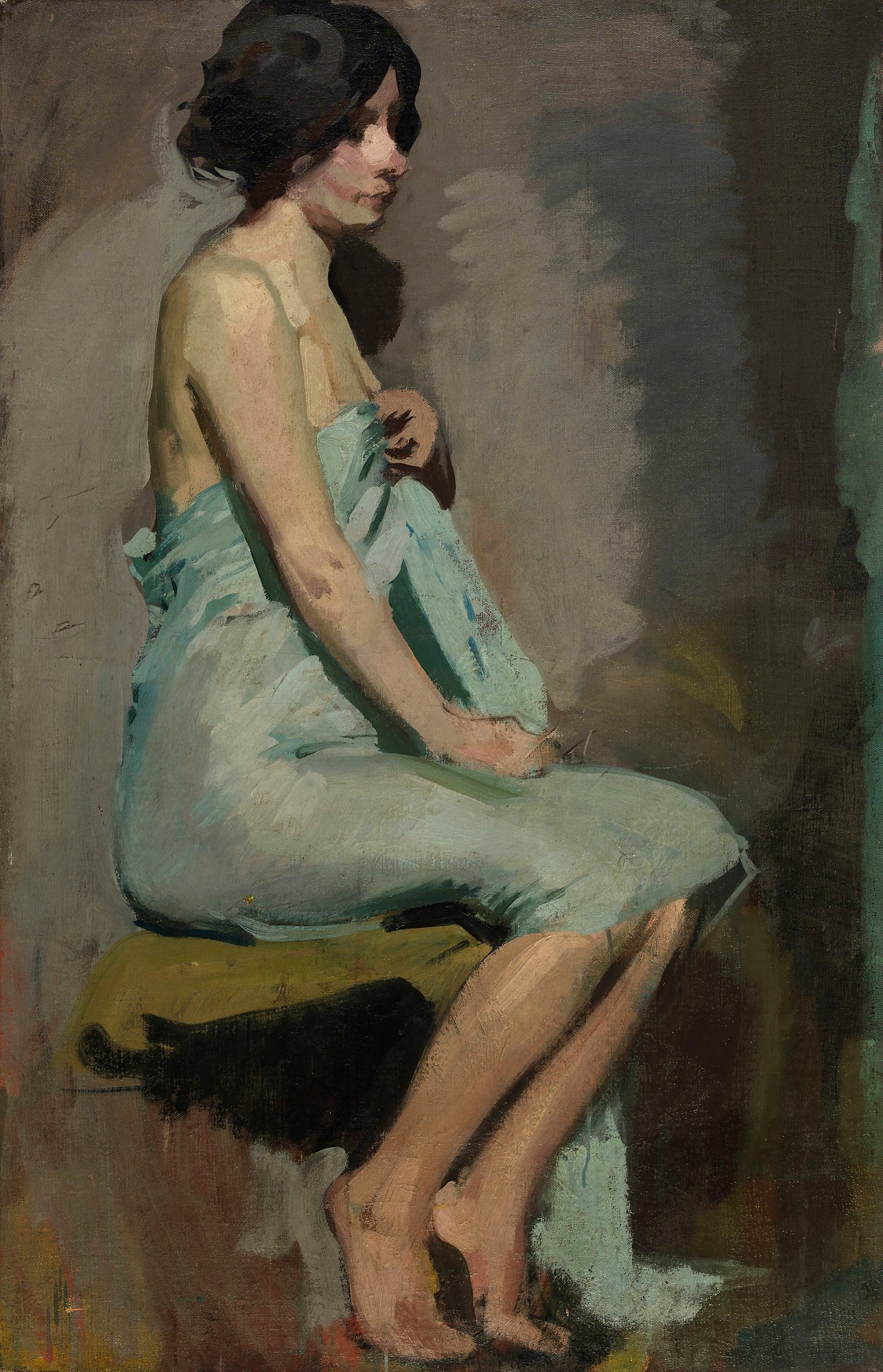 Alice Pike Barney:Study of a Seated Woman,16x12"(A3)Poster
