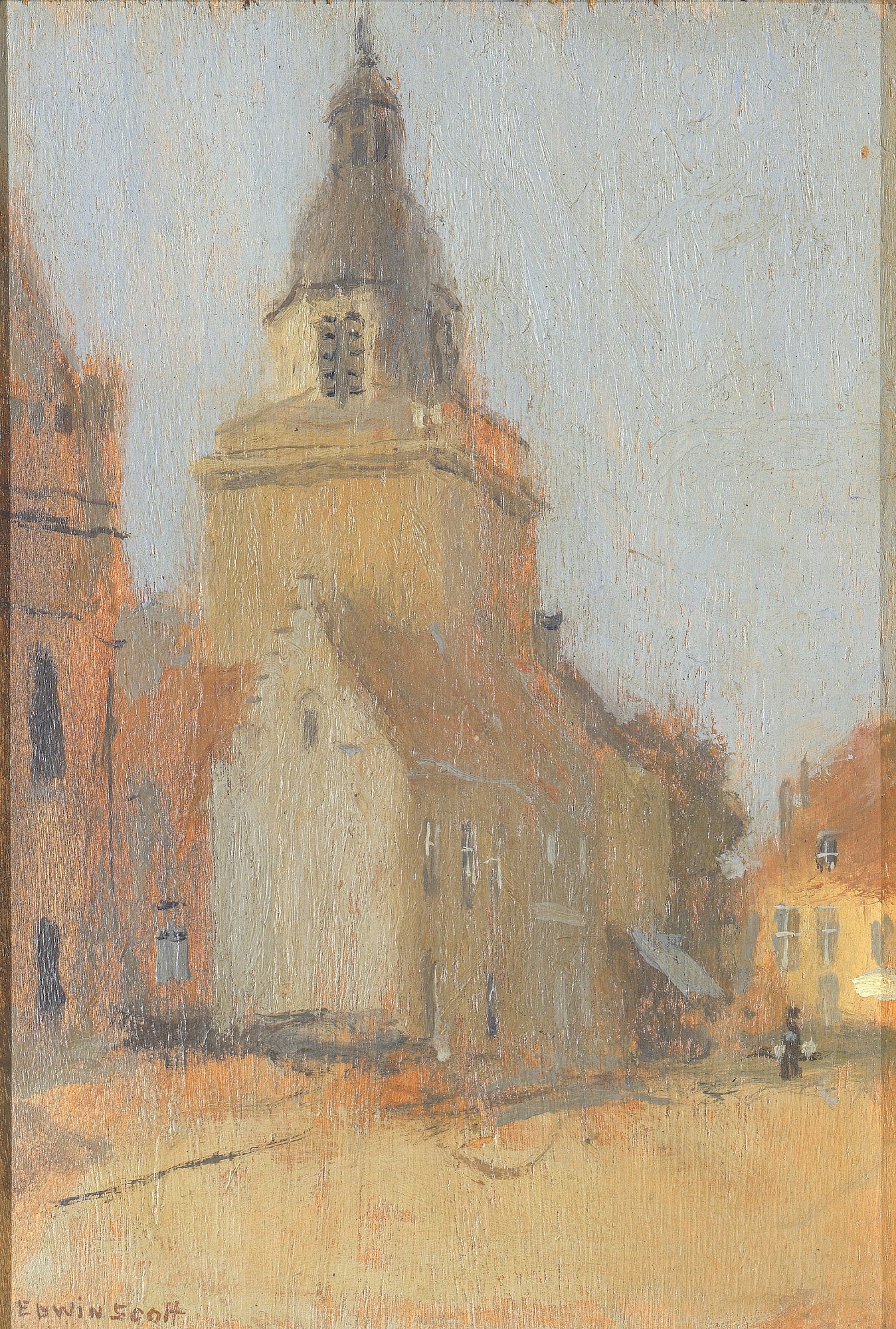Frank Edwin Scott:Eglise de Ville,16x12"(A3)Poster