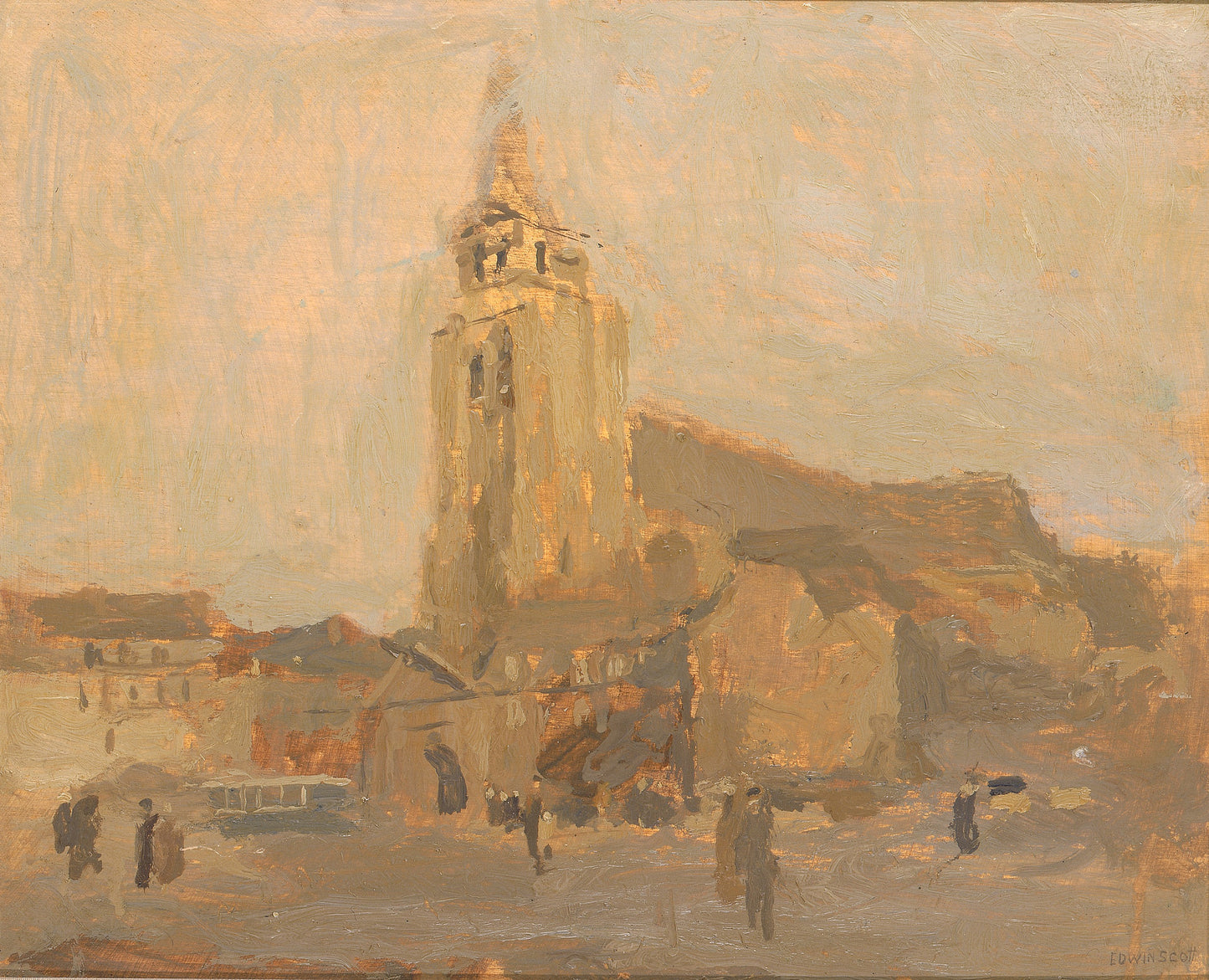 Frank Edwin Scott:Eglise Saint Merry,16x12"(A3)Poster