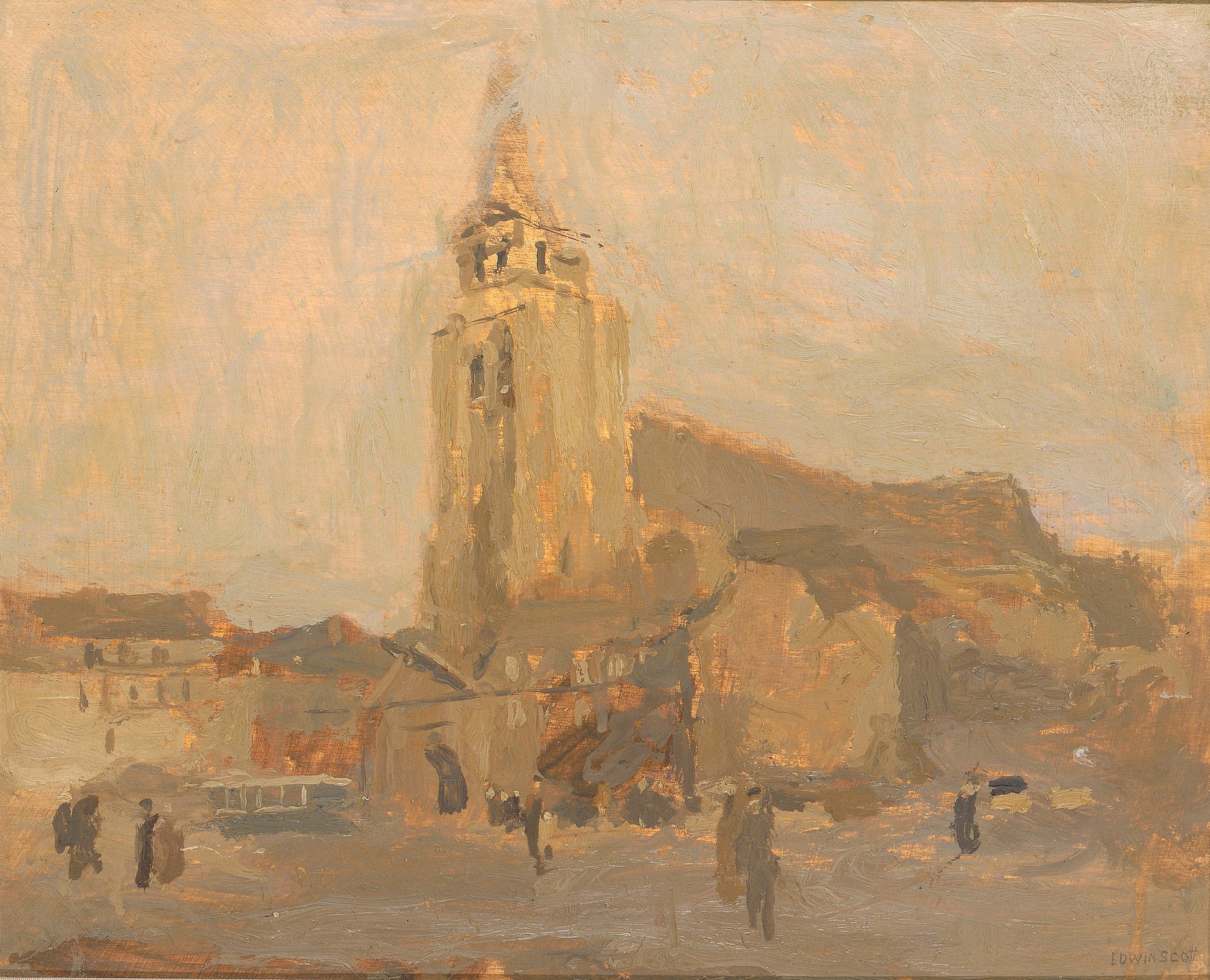 Frank Edwin Scott:Eglise Saint Merry,16x12"(A3)Poster