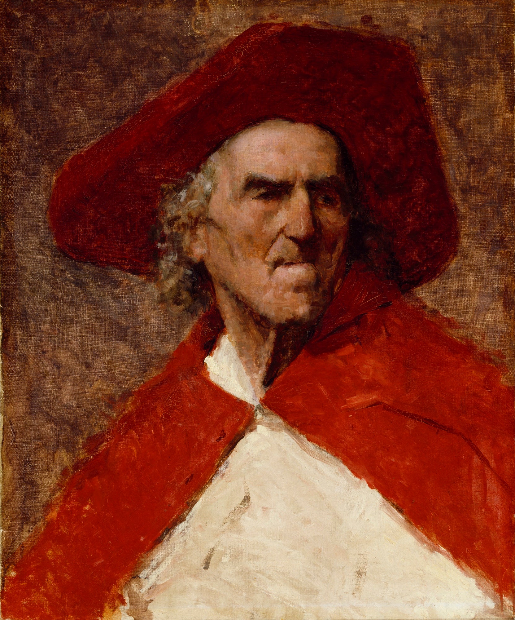 Frank Edwin Scott:Homme au Chapeau Rouge,16x12"(A3)Poster