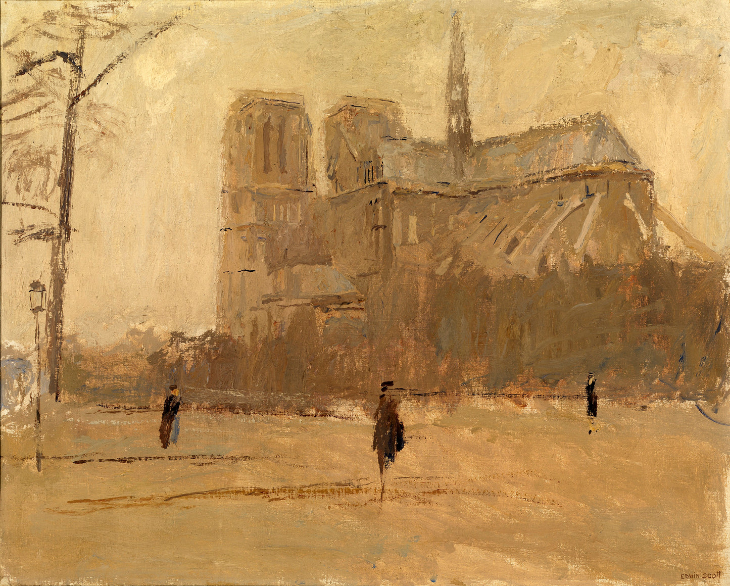 Frank Edwin Scott:Notre Dame no. I,16x12"(A3)Poster