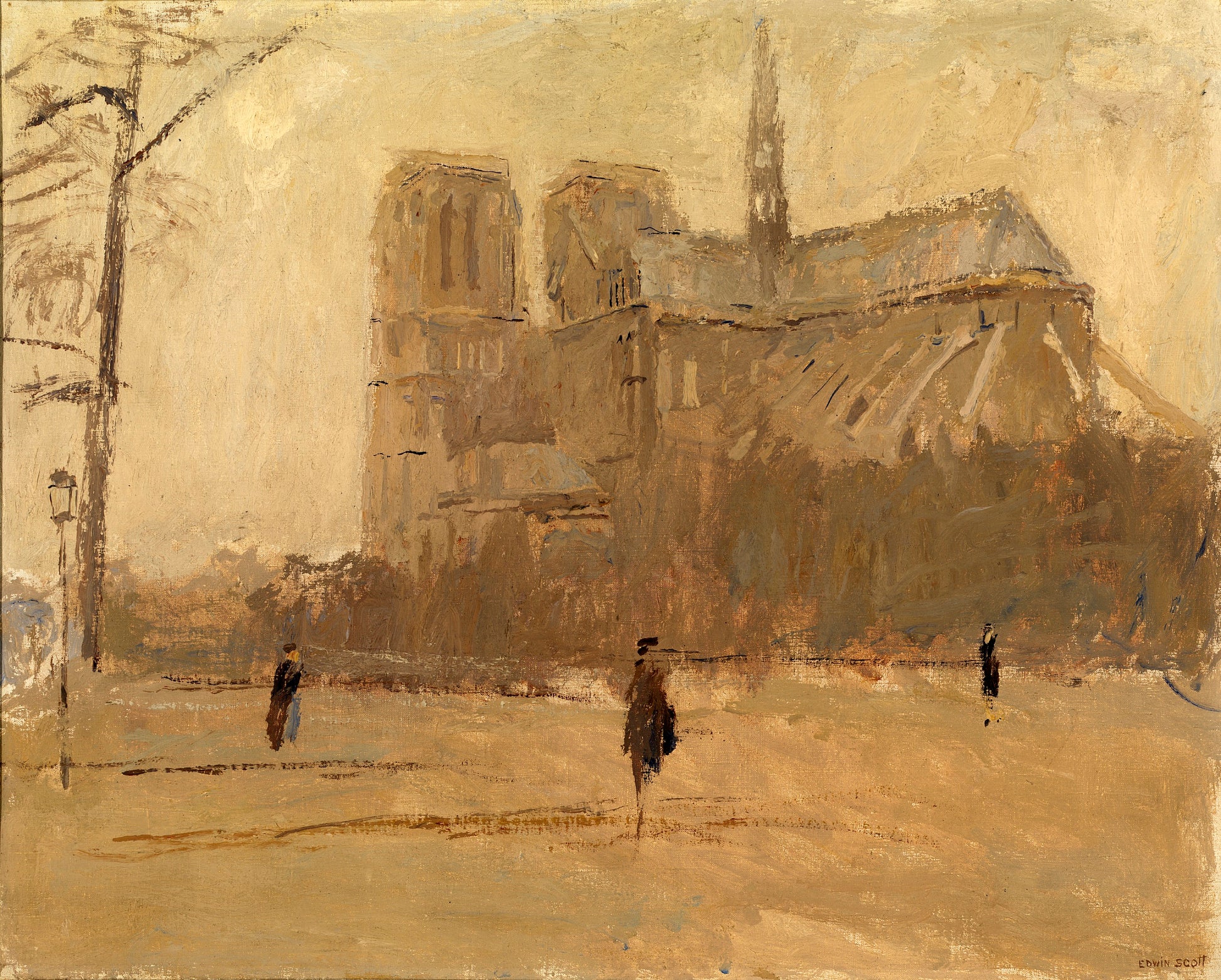 Frank Edwin Scott:Notre Dame no. I,16x12"(A3)Poster