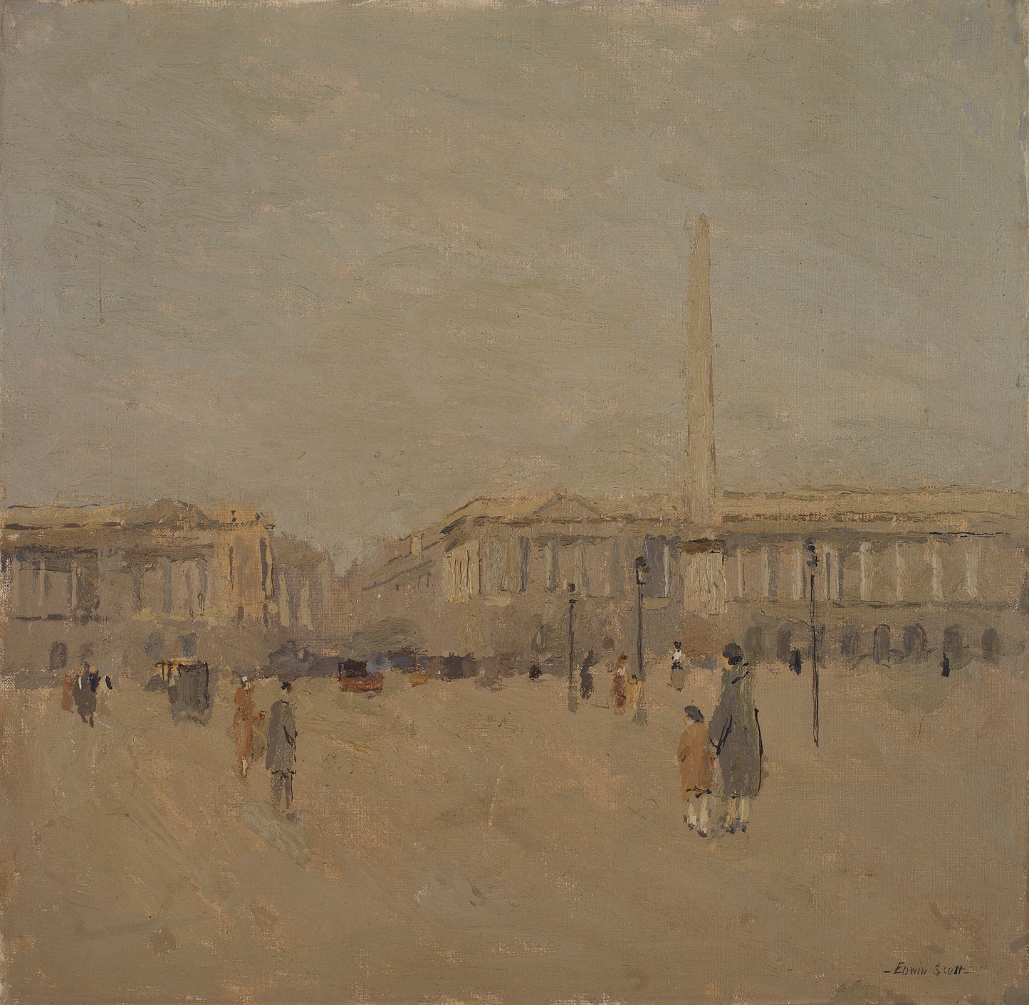 Frank Edwin Scott:Place de la Concorde no. II,16x12"(A3)Poster
