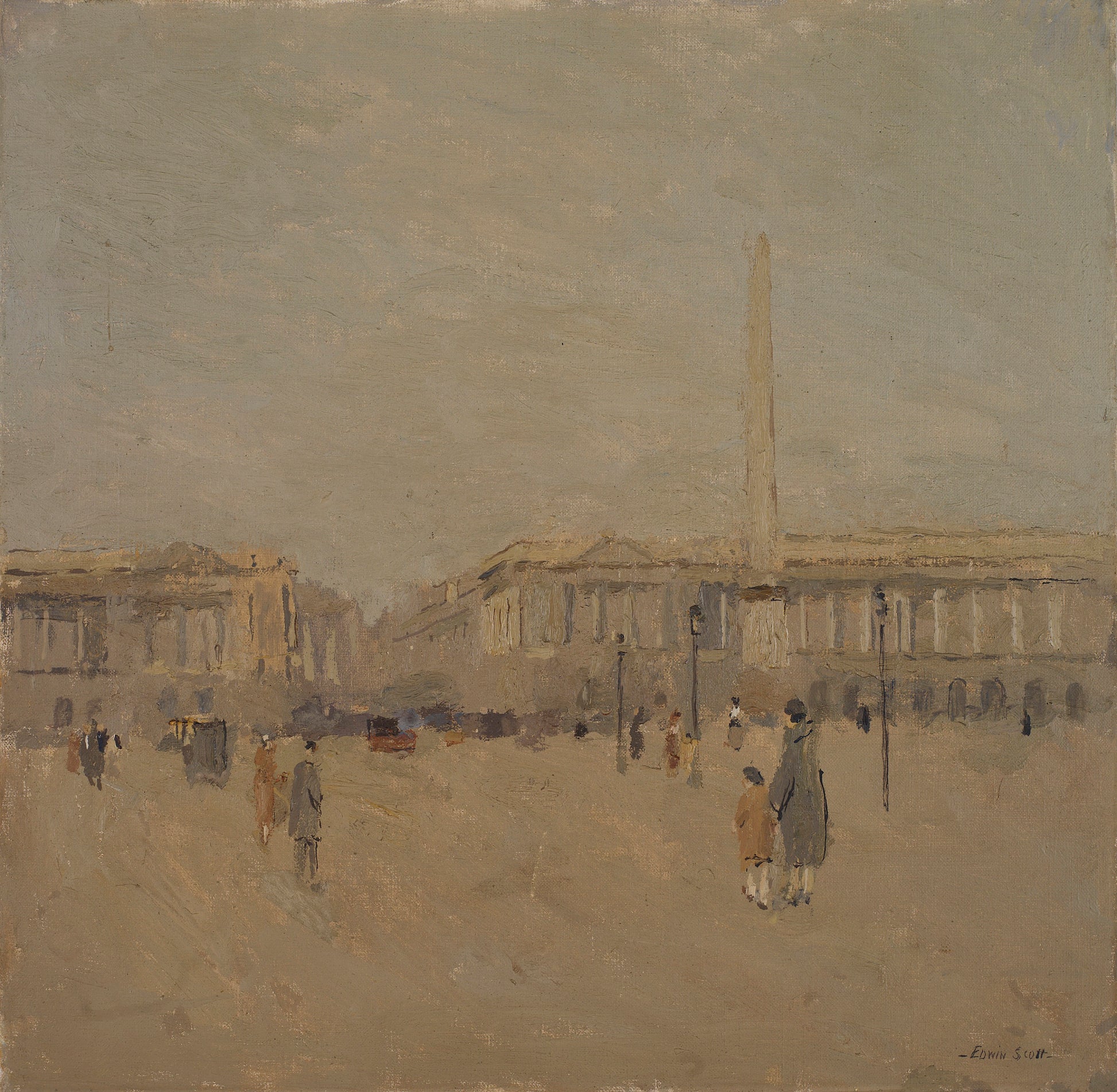 Frank Edwin Scott:Place de la Concorde no. II,16x12"(A3)Poster