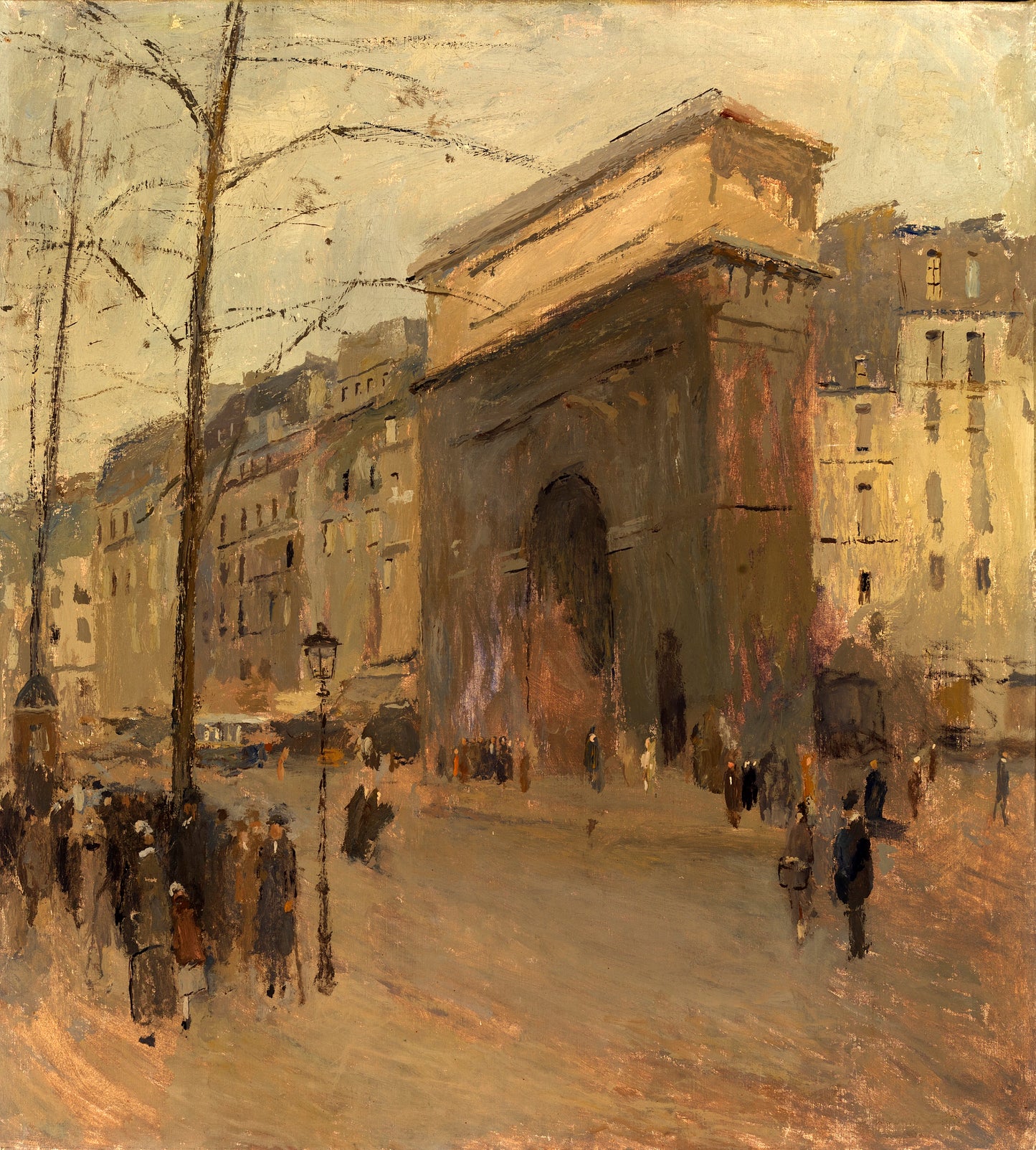 Frank Edwin Scott:Porte St. Denis,16x12"(A3)Poster