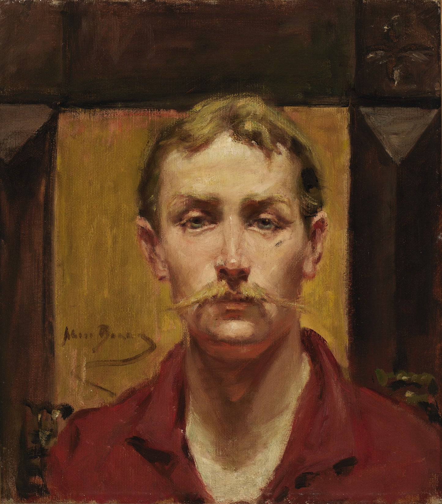 Alice Pike Barney:Blond Man,16x12"(A3)Poster
