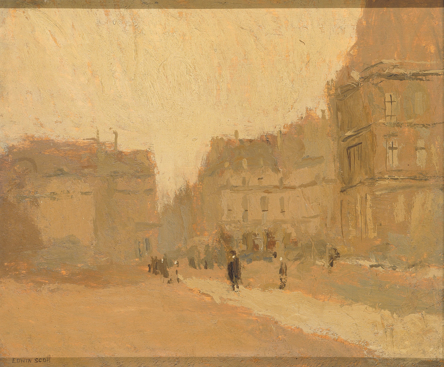 Frank Edwin Scott:Rue des Pyramides,16x12"(A3)Poster