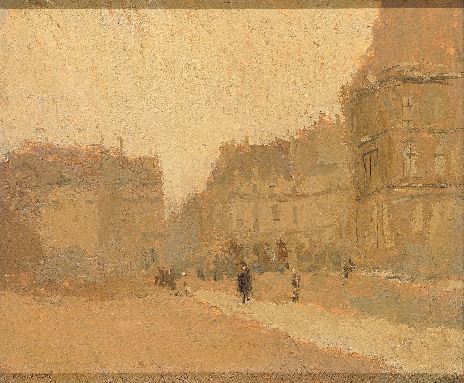Frank Edwin Scott:Rue des Pyramides,16x12"(A3)Poster