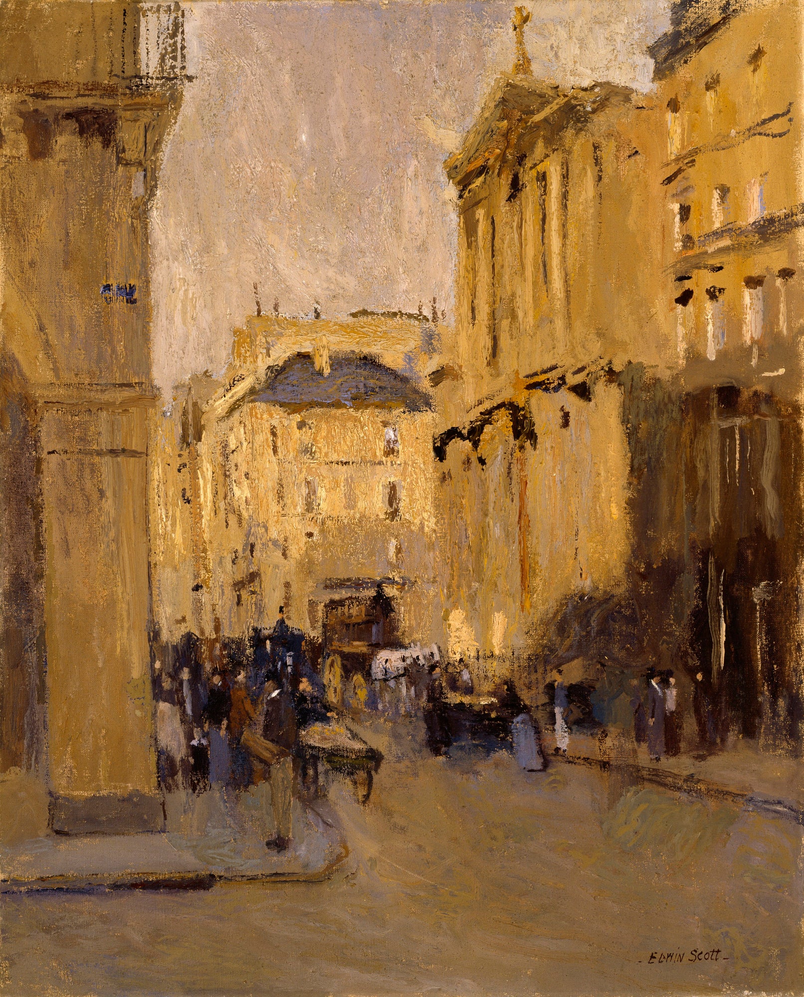 Frank Edwin Scott:Saint Roche, Rue Saint Honore,16x12"(A3)Poster