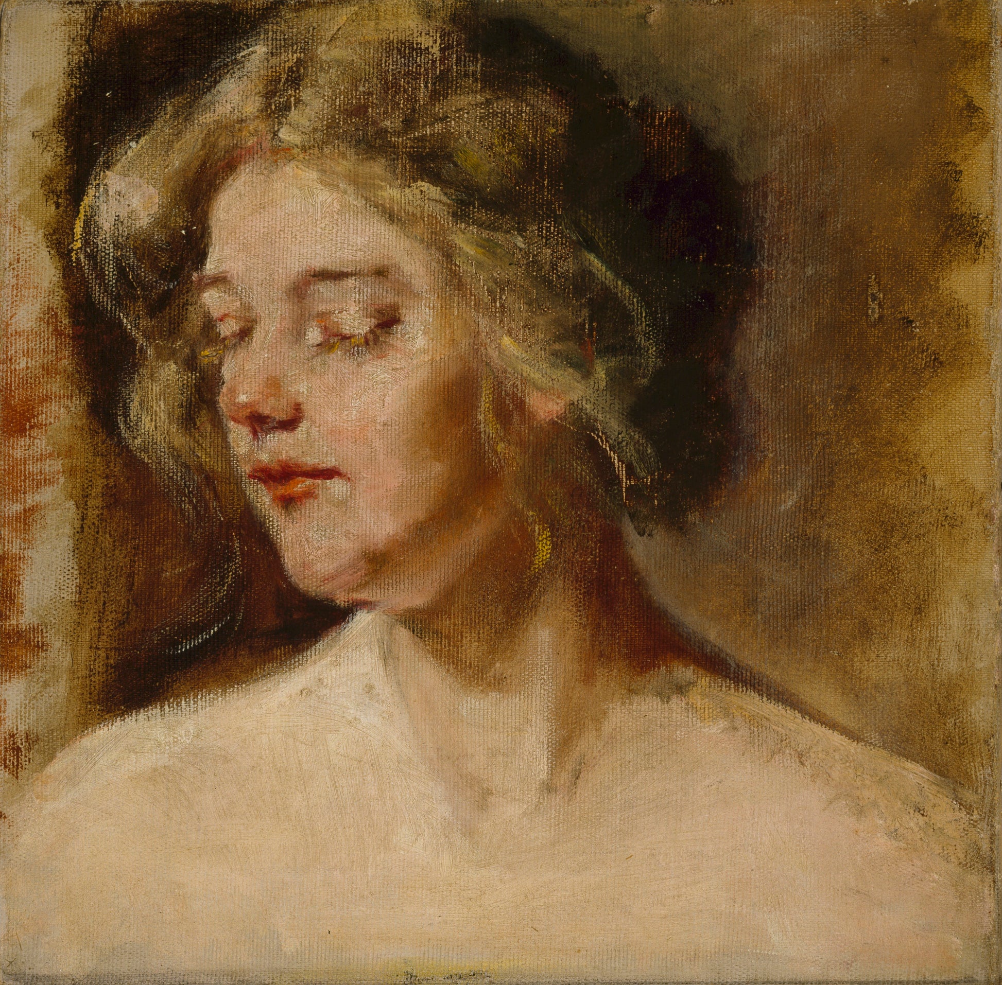 Alice Pike Barney:Blonde Studio Model,16x12"(A3)Poster