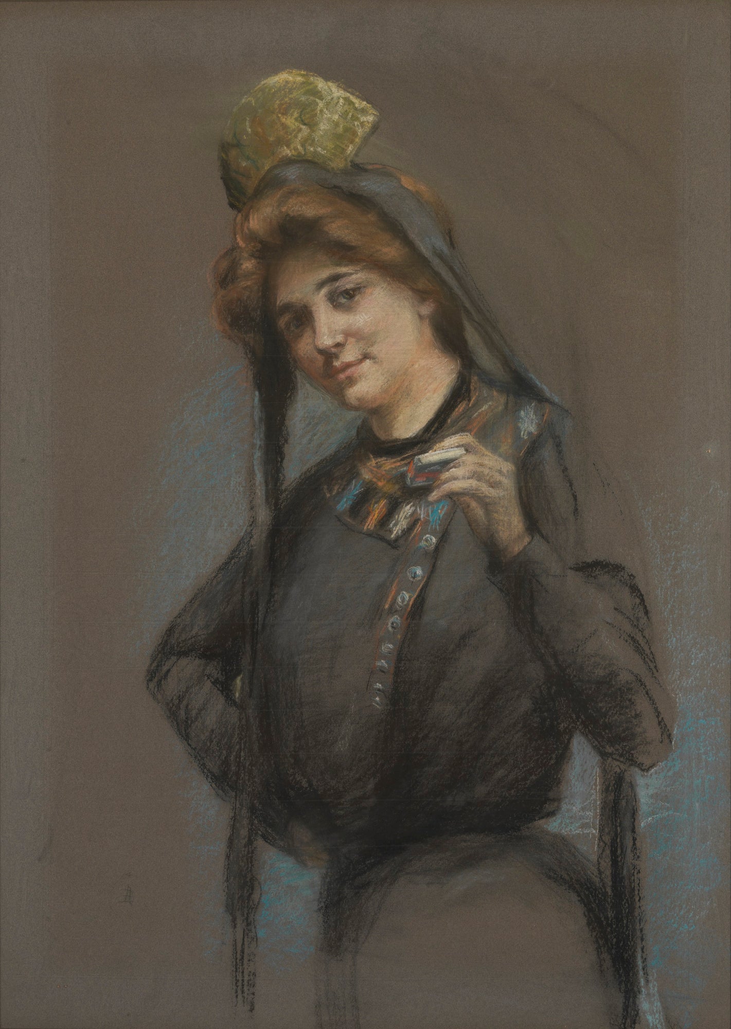 Alice Pike Barney:Cigarette,16x12"(A3)Poster