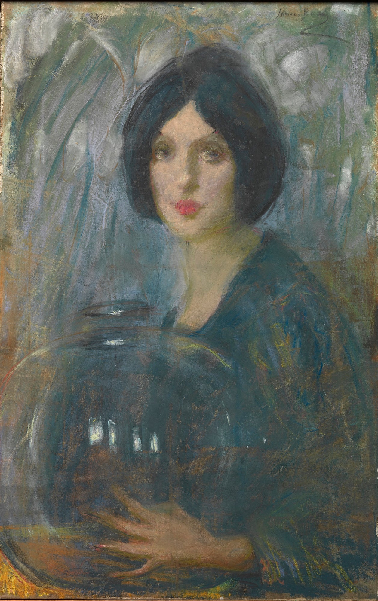 Alice Pike Barney:The Crystal Globe,16x12"(A3)Poster