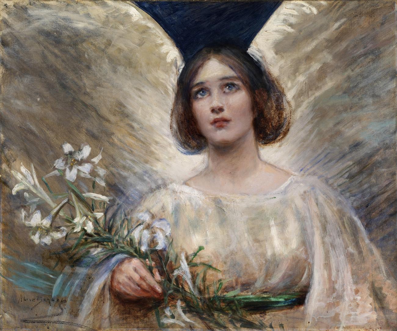 Alice Pike Barney:Easter Lilies,16x12"(A3)Poster