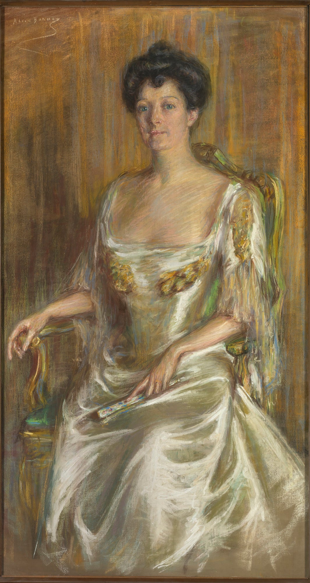 Alice Pike Barney:Lady with Fan,16x12"(A3)Poster