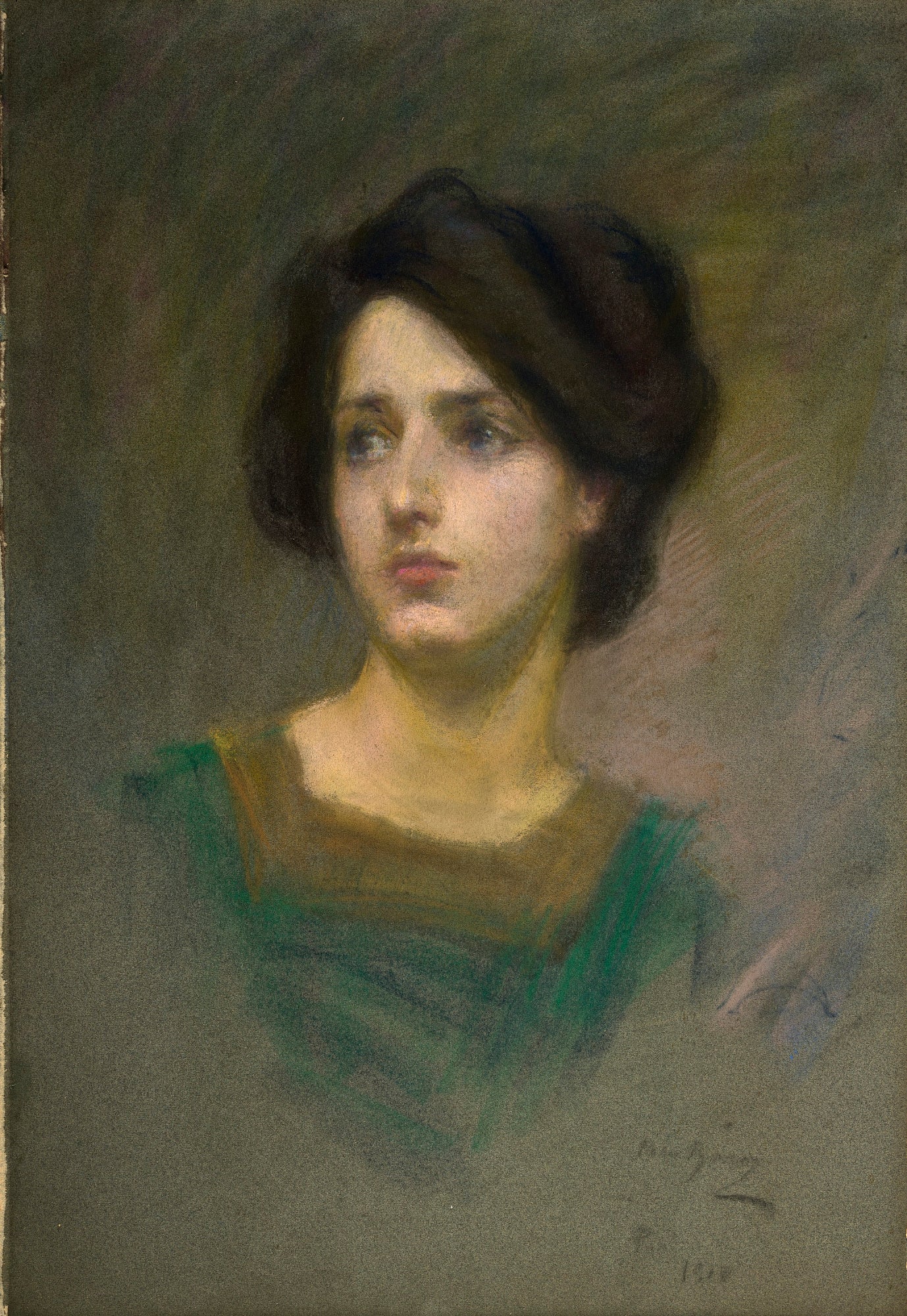 Alice Pike Barney:Monique,16x12"(A3)Poster