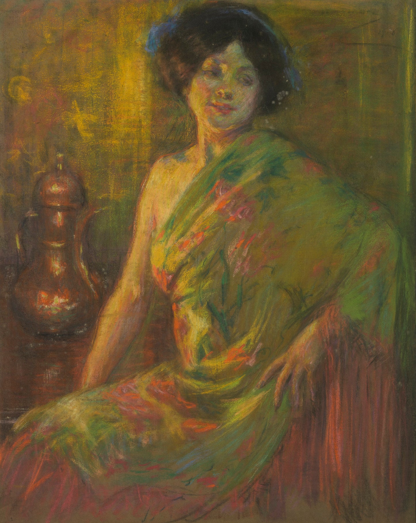 Alice Pike Barney:Seville in Montmartre,16x12"(A3)Poster