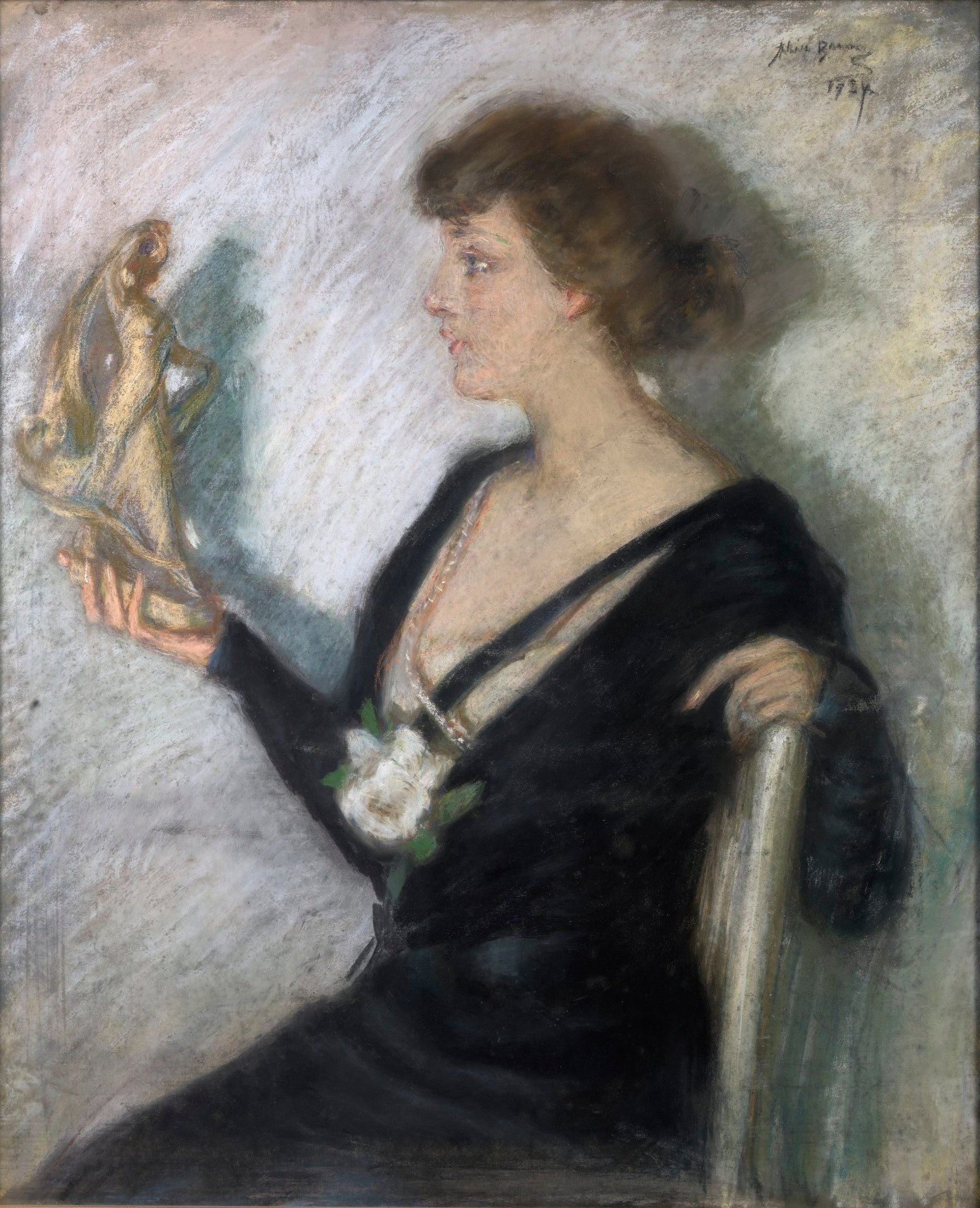 Alice Pike Barney:The Tanagra Figure,16x12"(A3)Poster