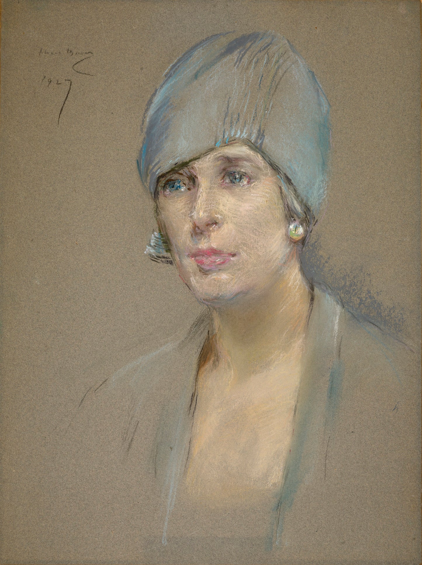 Alice Pike Barney:The Visitor (Mrs. Richard P. McCullough),16x12"(A3)Poster