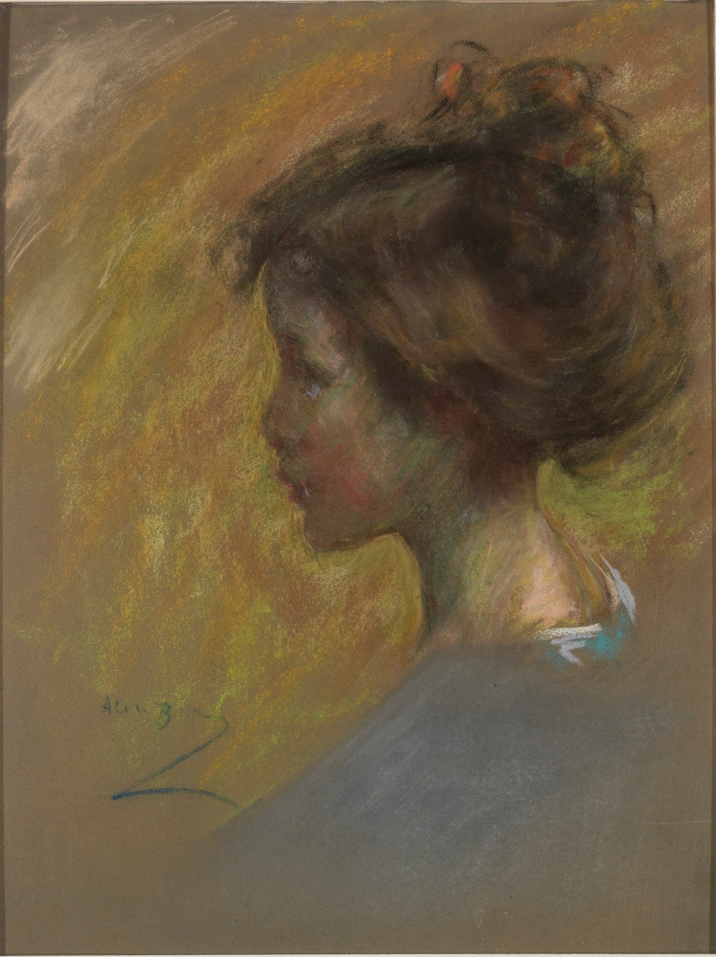 Alice Pike Barney:Youthful Model,16x12"(A3)Poster