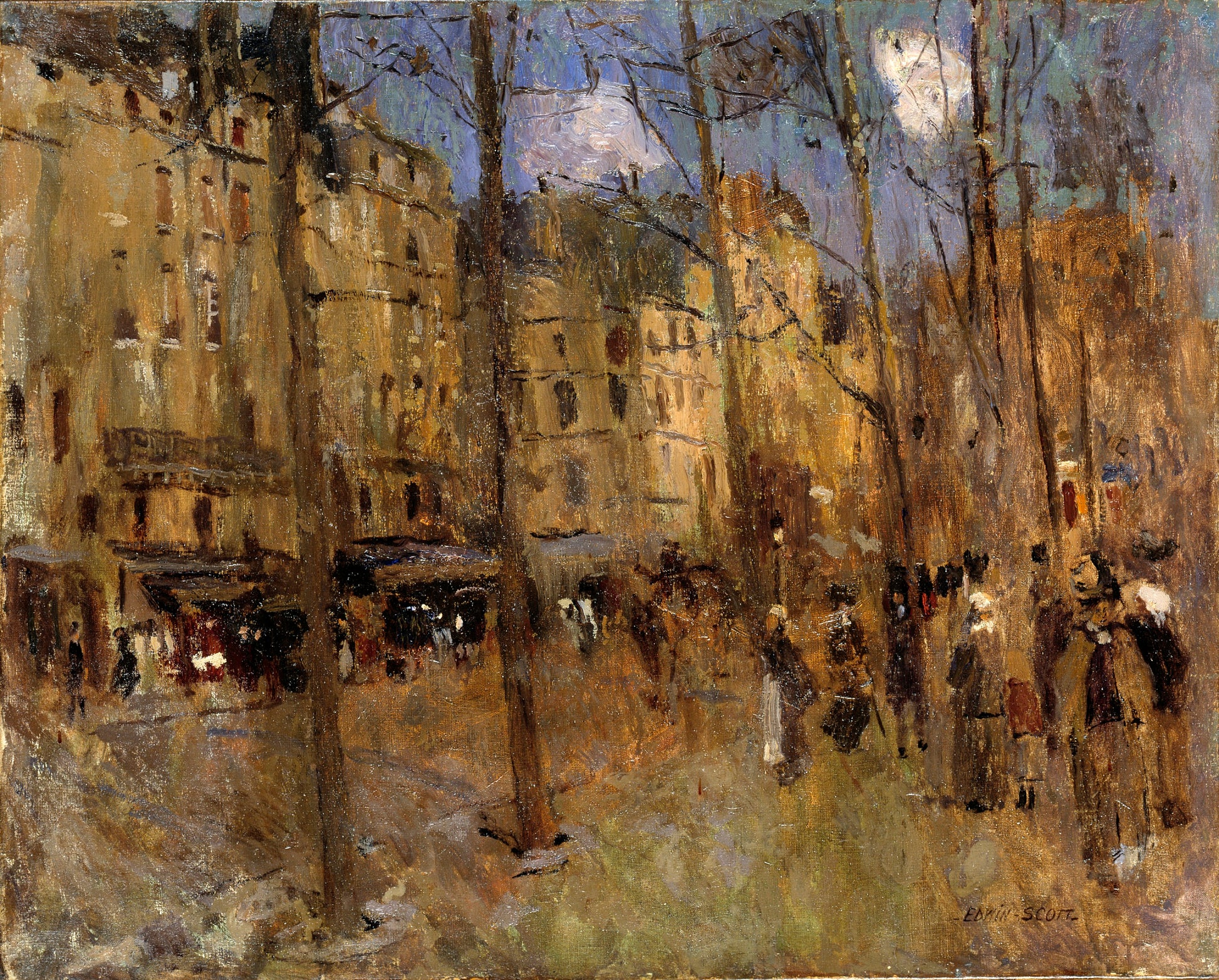Frank Edwin Scott:Boulevard St. Germain,16x12"(A3)Poster