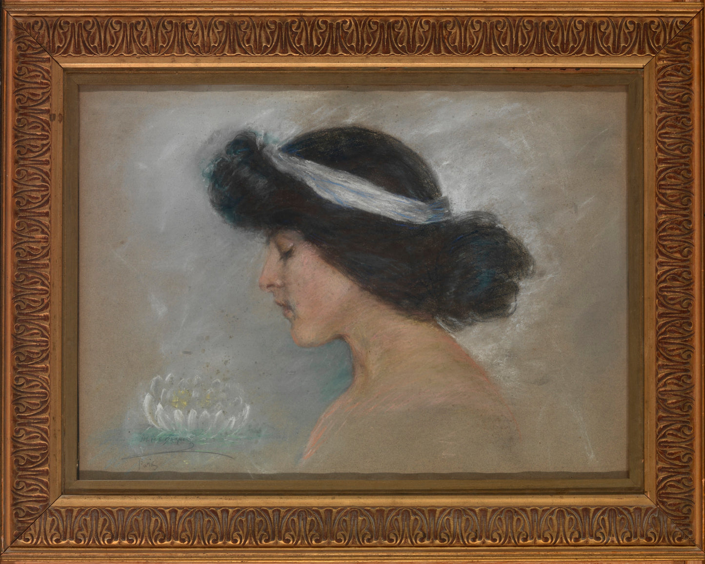 Alice Pike Barney:Waterlily,16x12"(A3)Poster