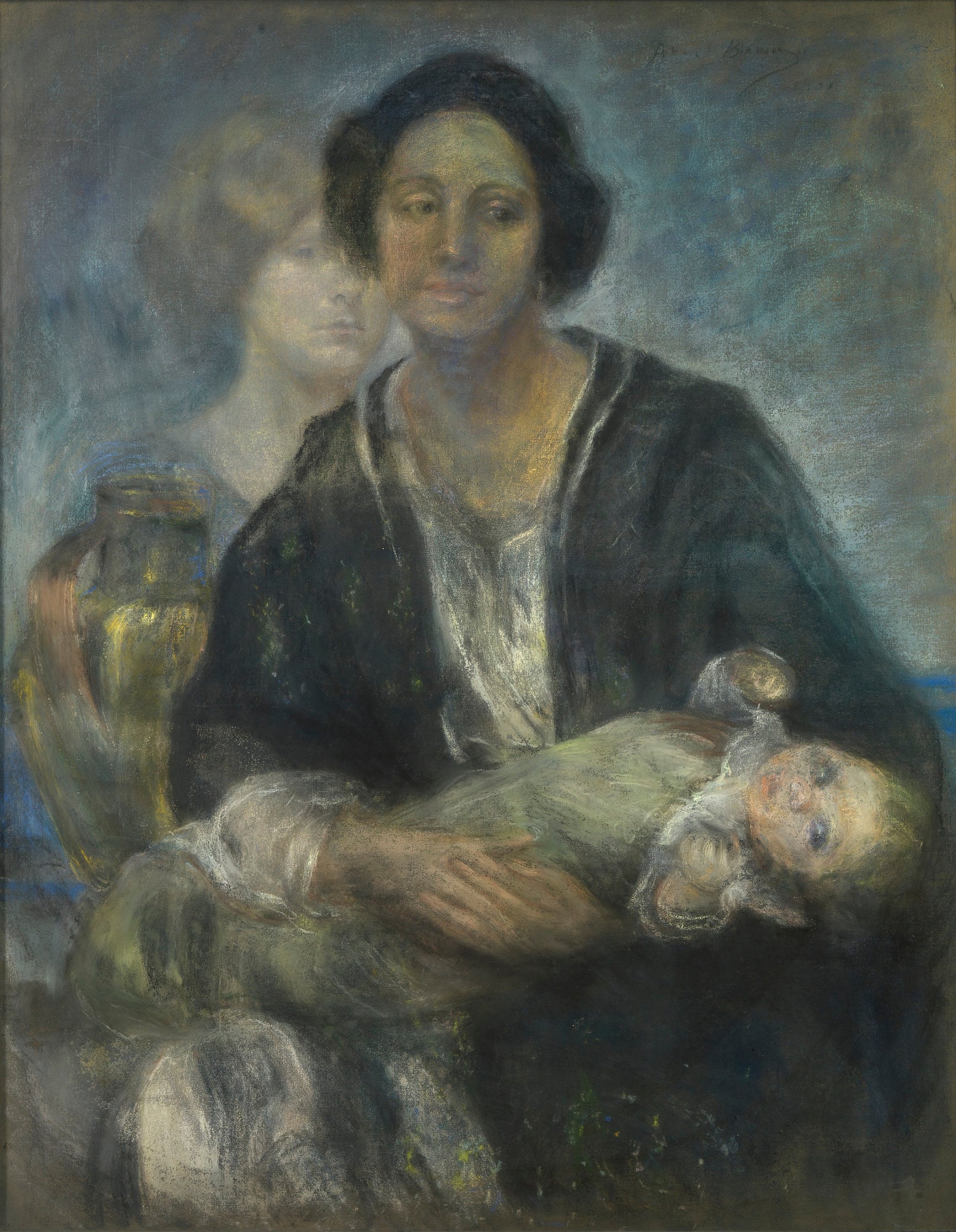Alice Pike Barney:Italian Woman with Child,16x12"(A3)Poster