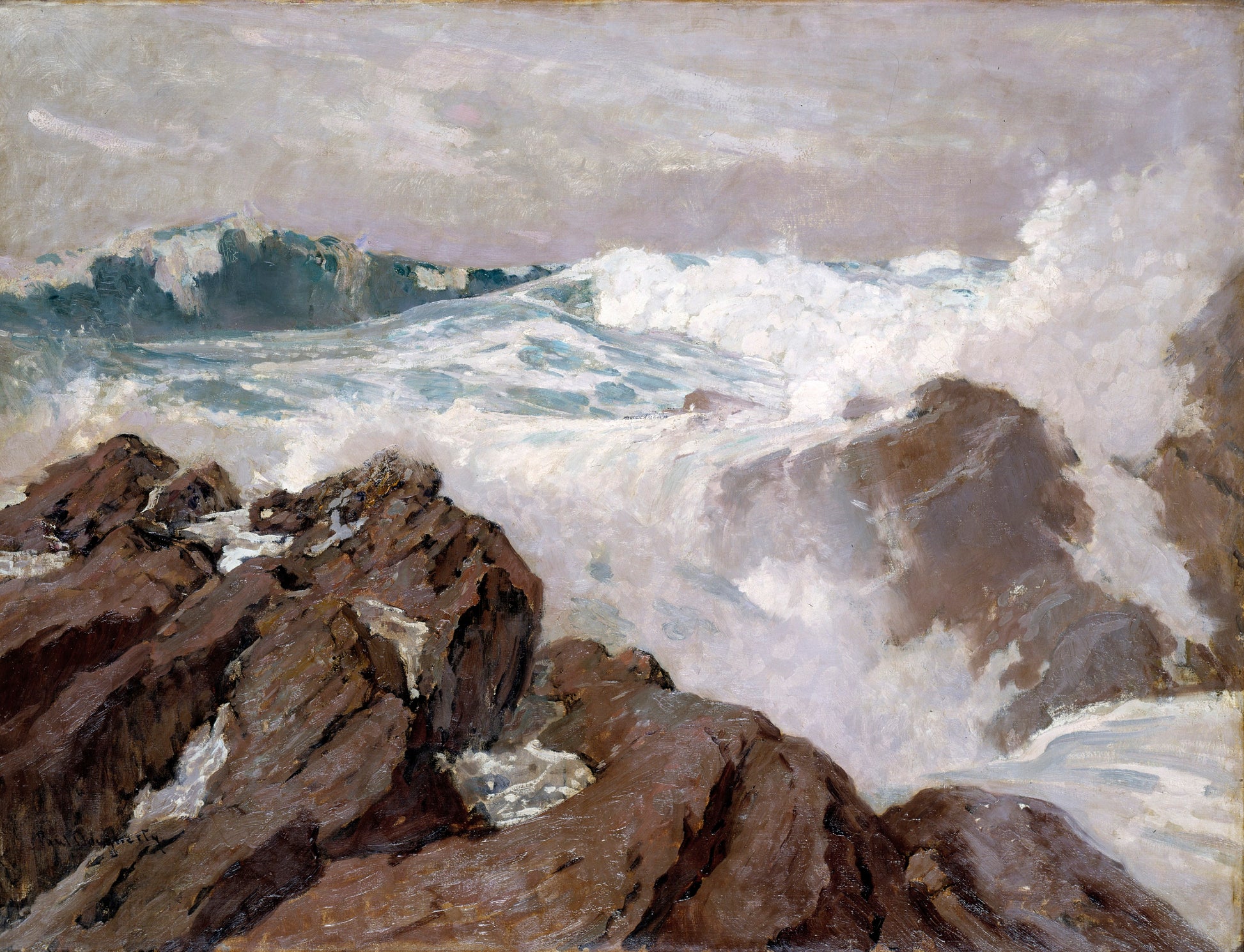 Paul Dougherty:Heavy Sea,16x12"(A3)Poster