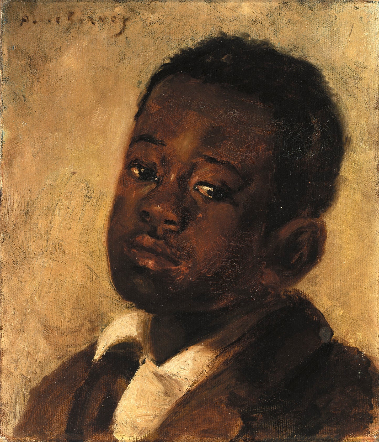 Alice Pike Barney:Head of a Negro Boy,16x12"(A3)Poster