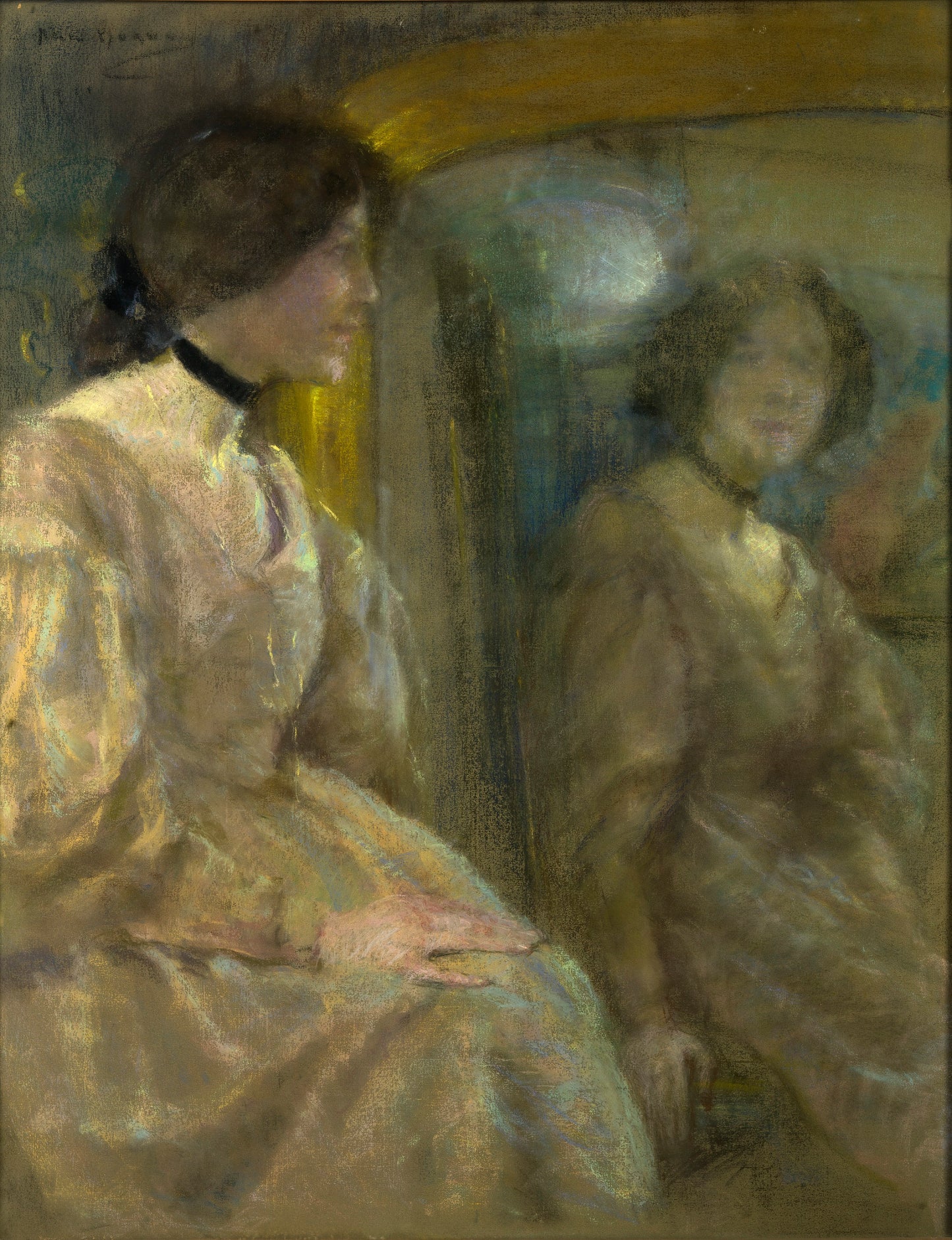 Alice Pike Barney:Mirror Reflection,16x12"(A3)Poster