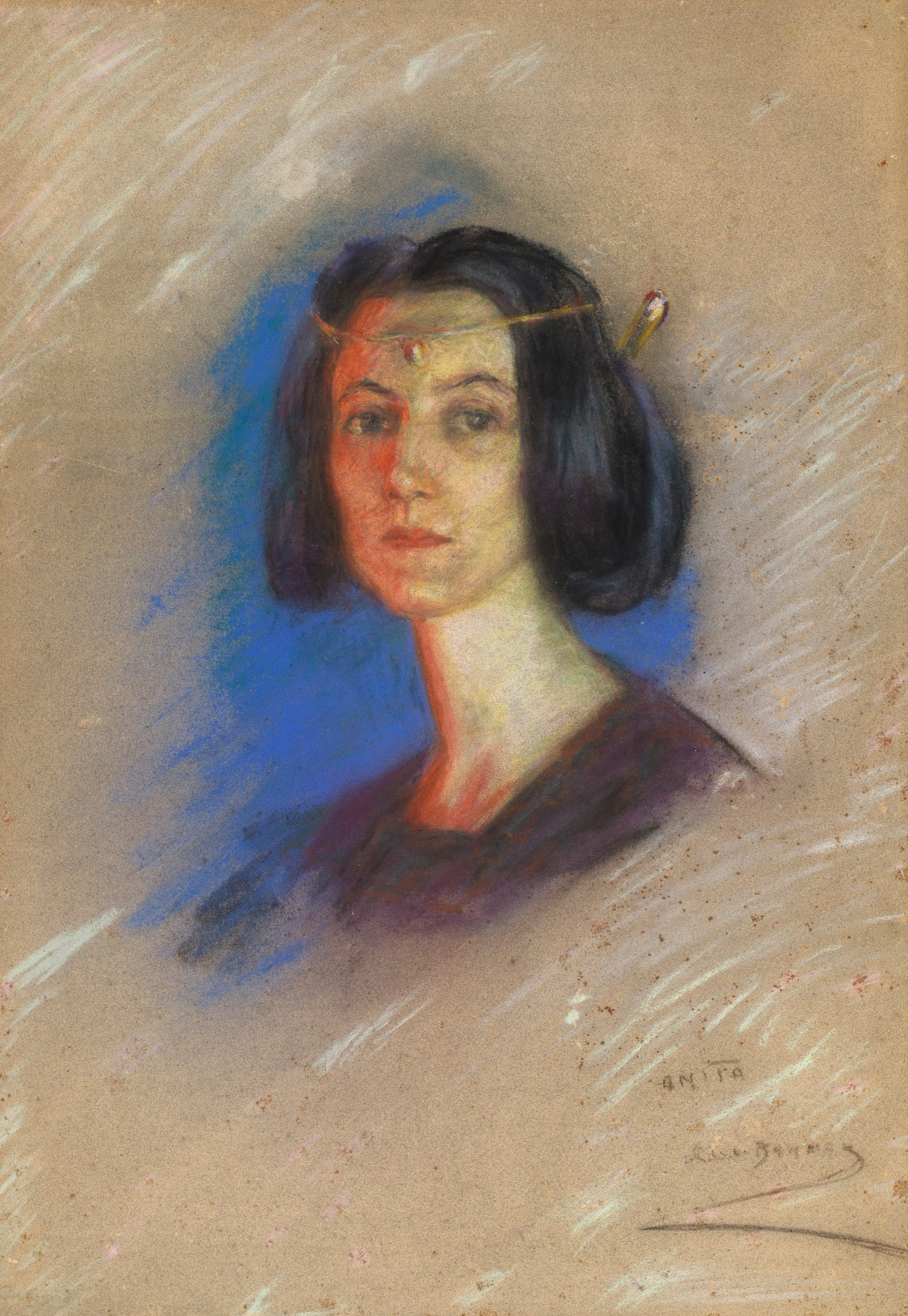 Alice Pike Barney:Anita Hunt,16x12"(A3)Poster